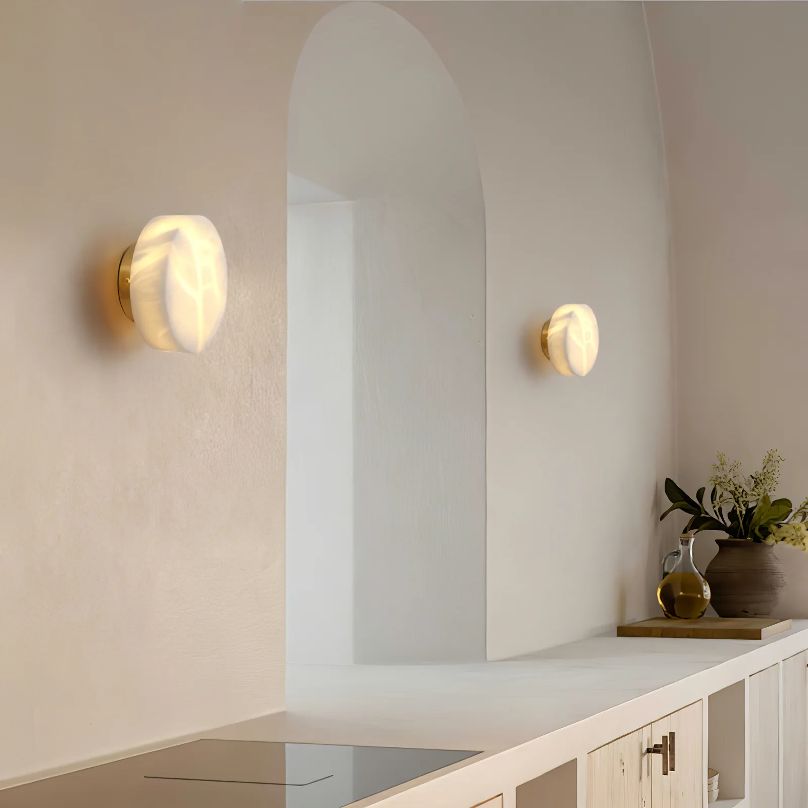 Cylindrical Alabaster Wall Light - Image 16