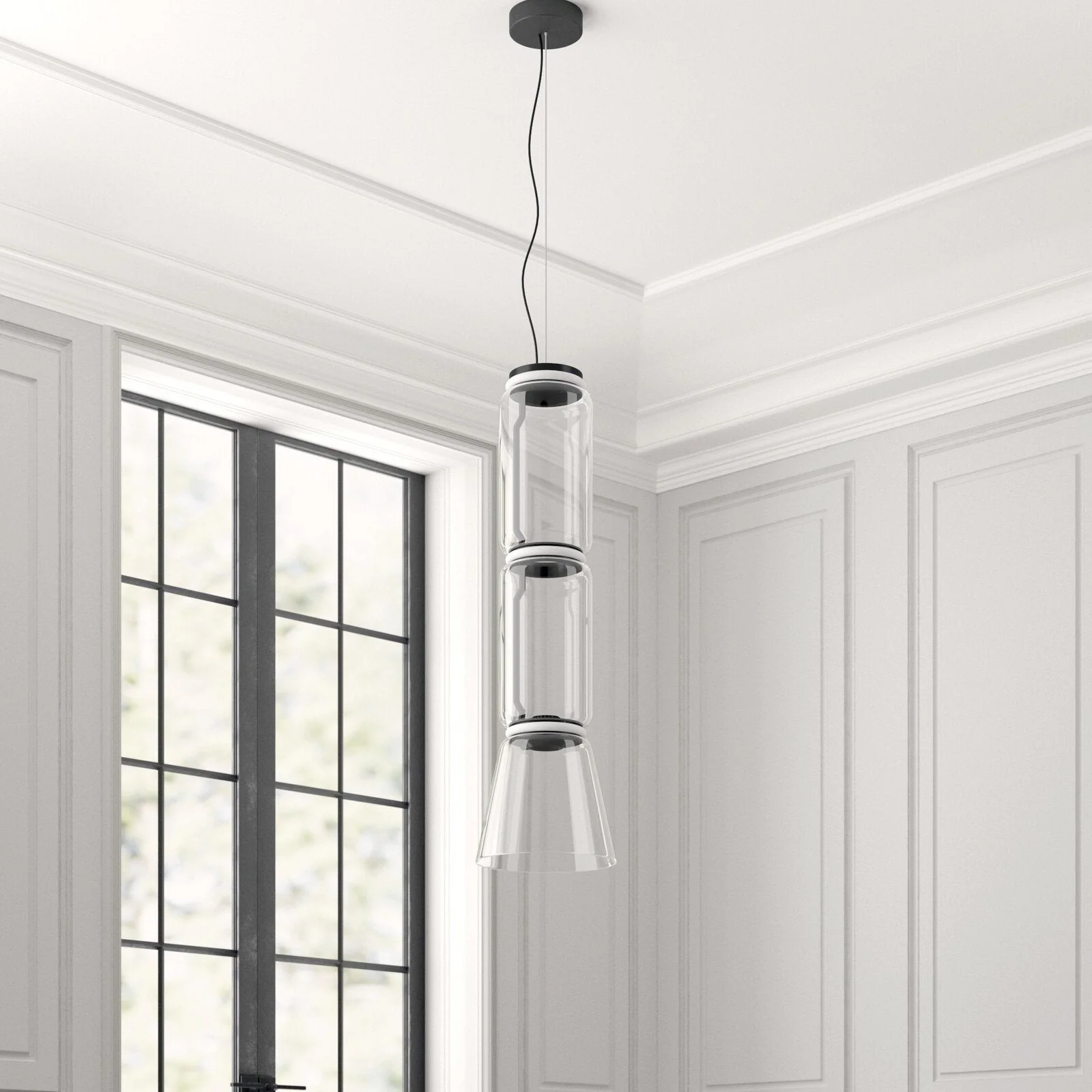 Cylindrical LED Pendant Light - Image 107