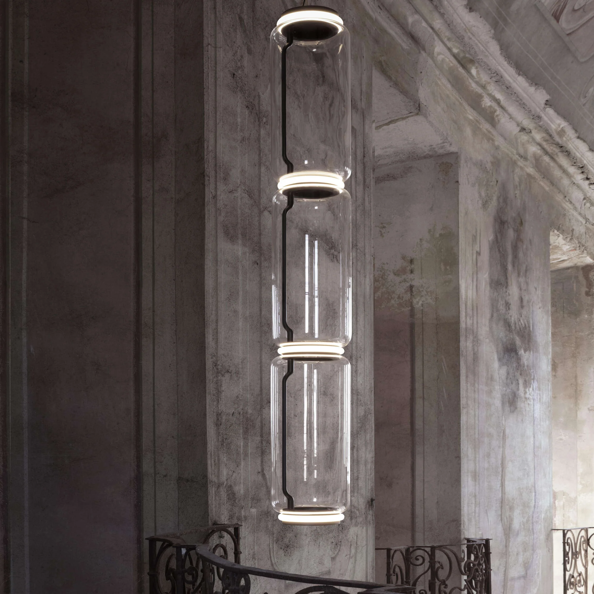 Cylindrical LED Pendant Light - Image 124