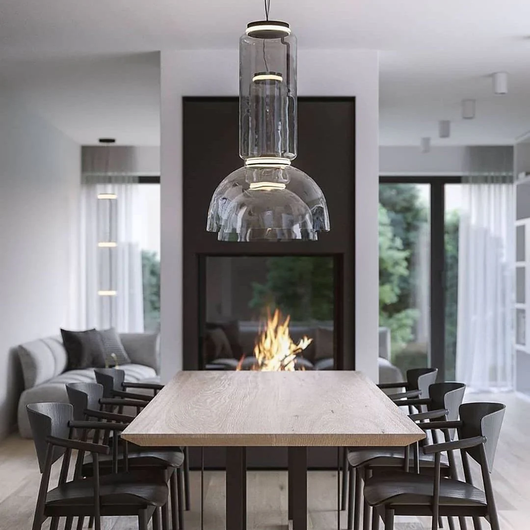 Cylindrical LED Pendant Light - Image 69