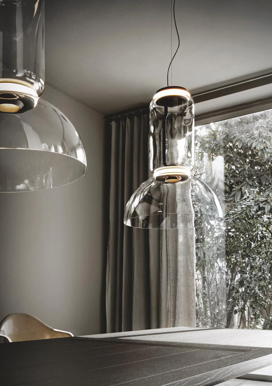 Cylindrical LED Pendant Light - Image 86