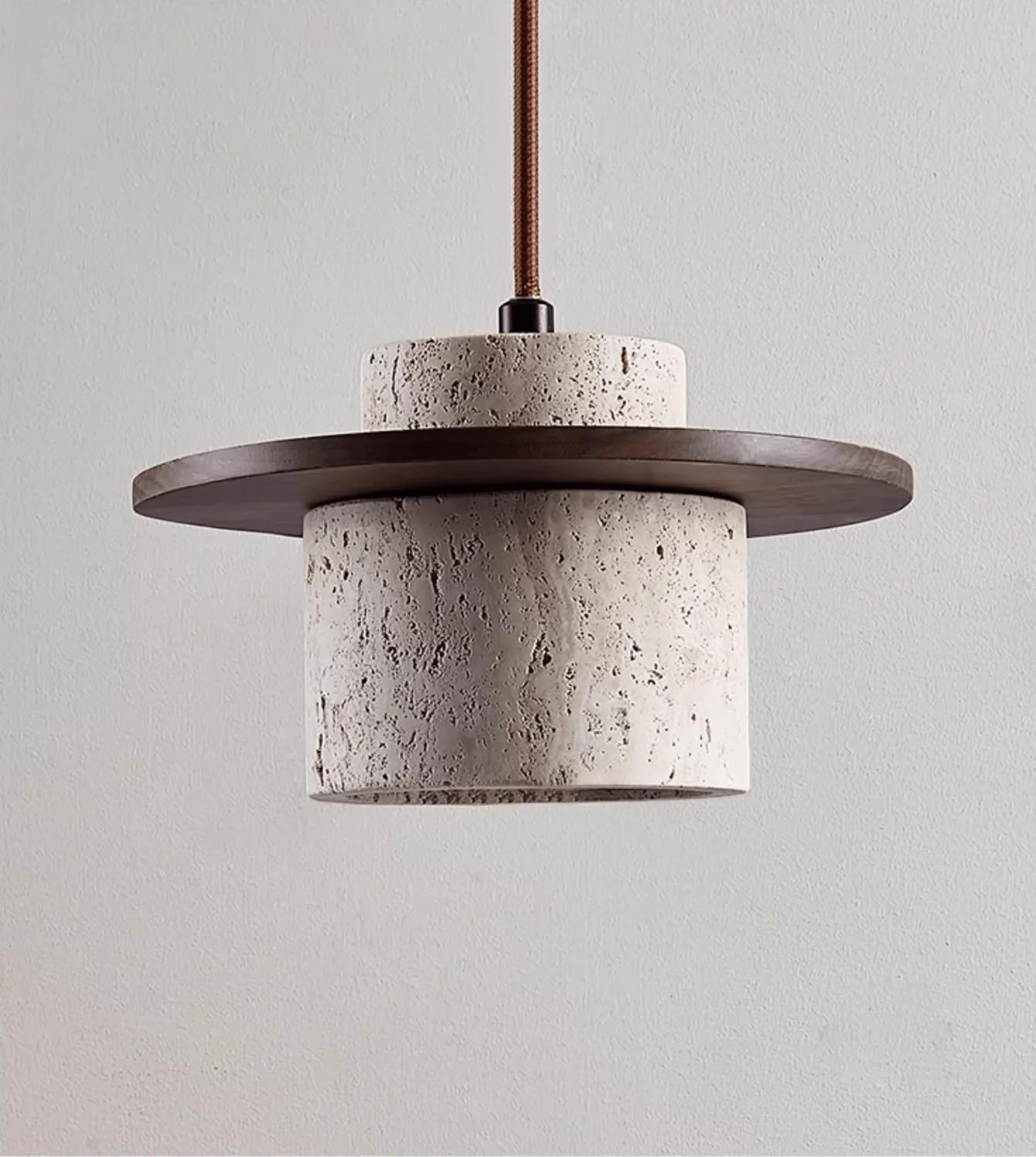 Cylindrical Stone Sconce - Image 5
