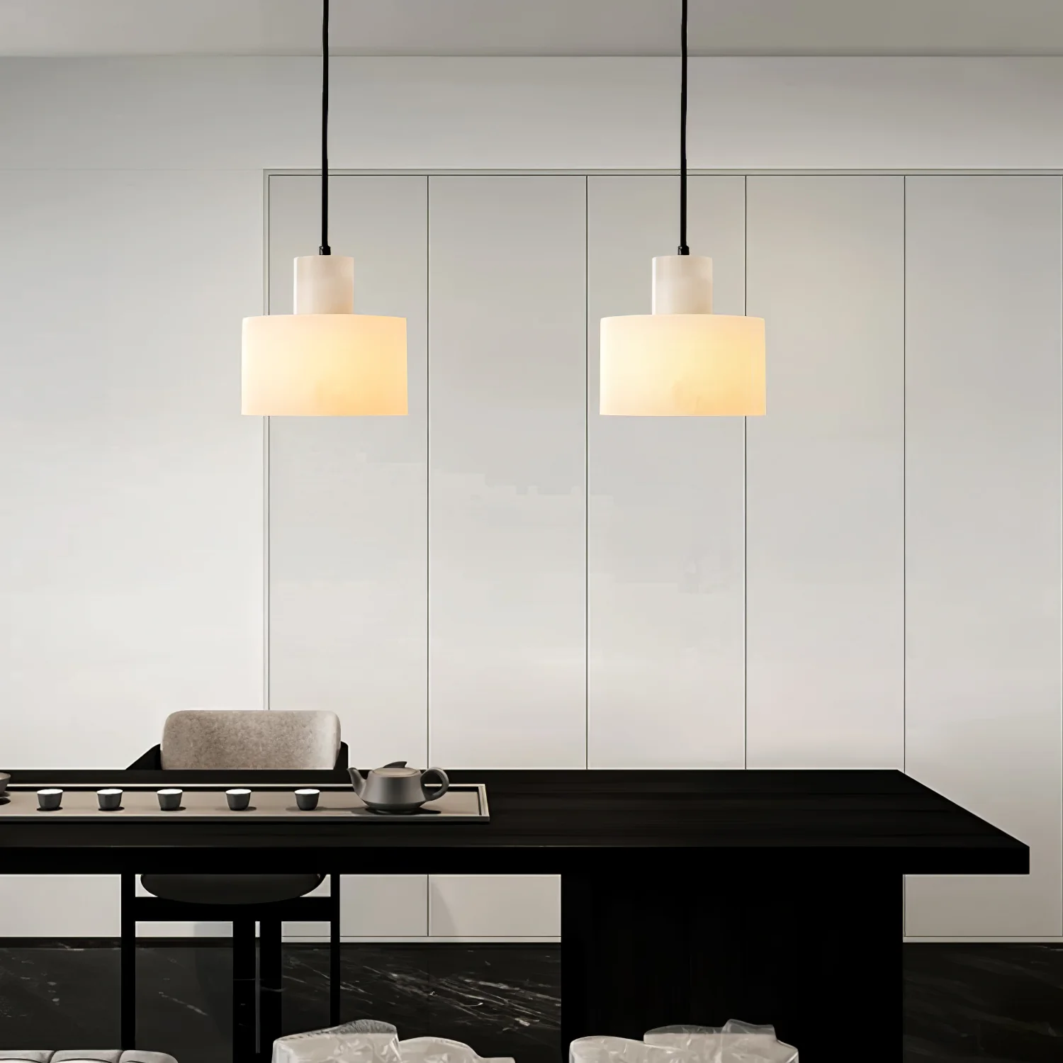 Cyls Alabaster Pendant Lamp - Image 31
