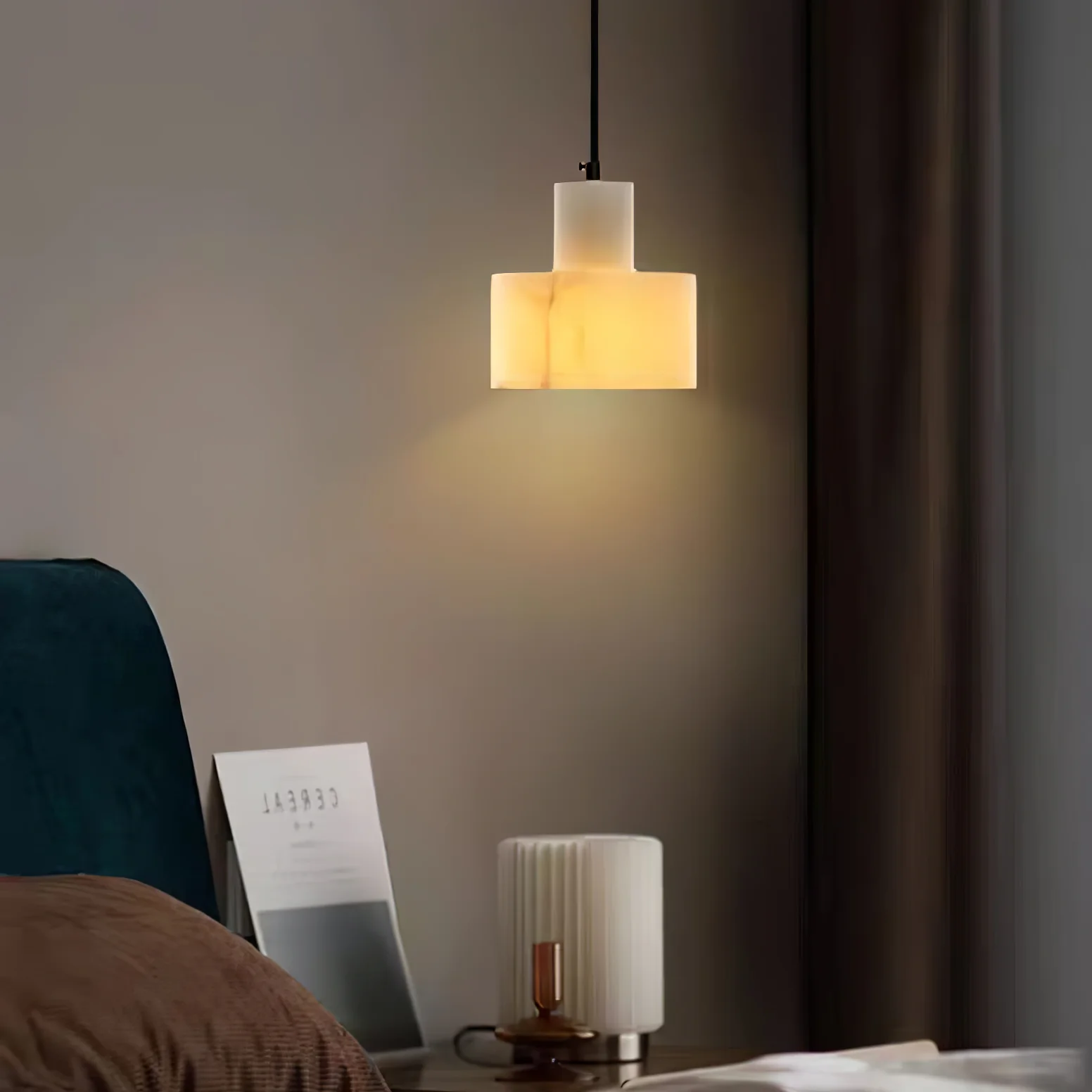 Cyls Alabaster Pendant Lamp - Image 36