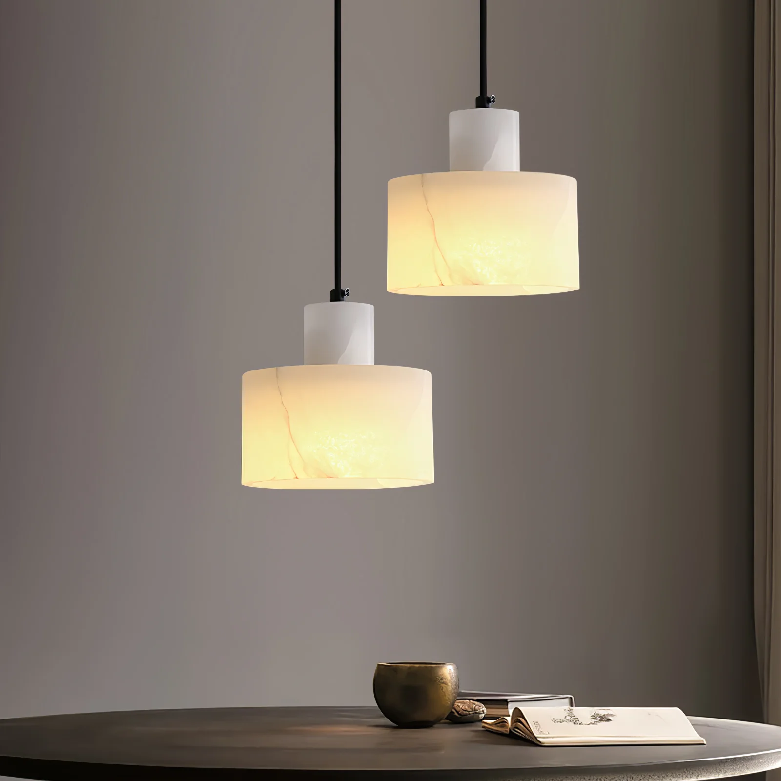 Cyls Alabaster Pendant Lamp - Image 39