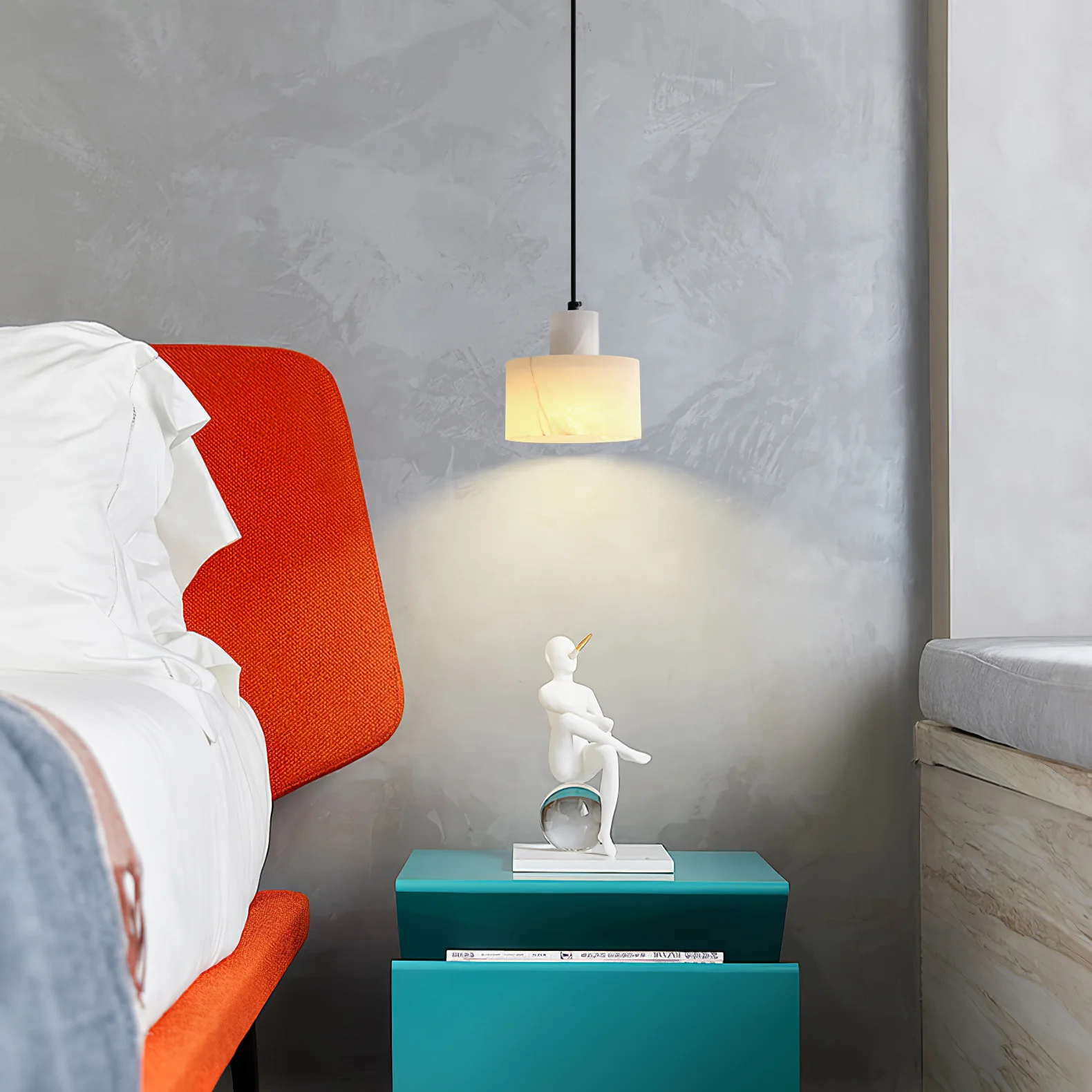 Cyls Alabaster Pendant Lamp - Image 49