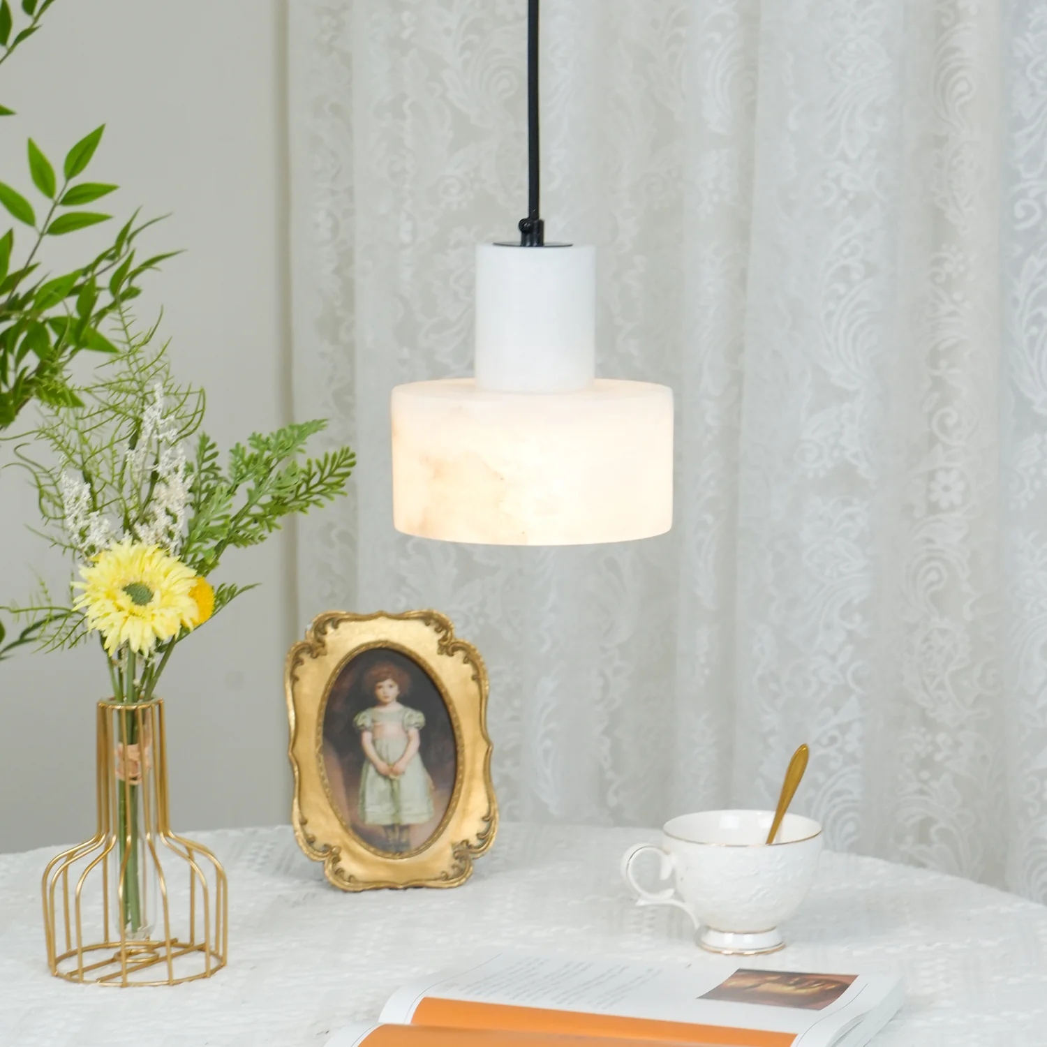 Cyls Alabaster Pendant Lamp - Image 55