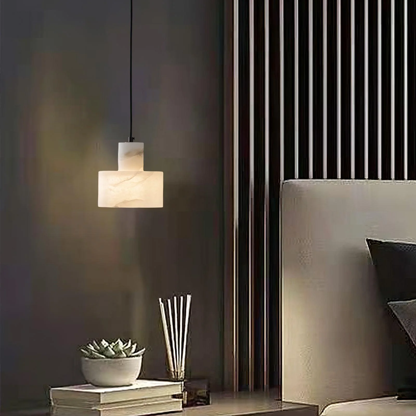 Cyls Alabaster Pendant Lamp - Image 7