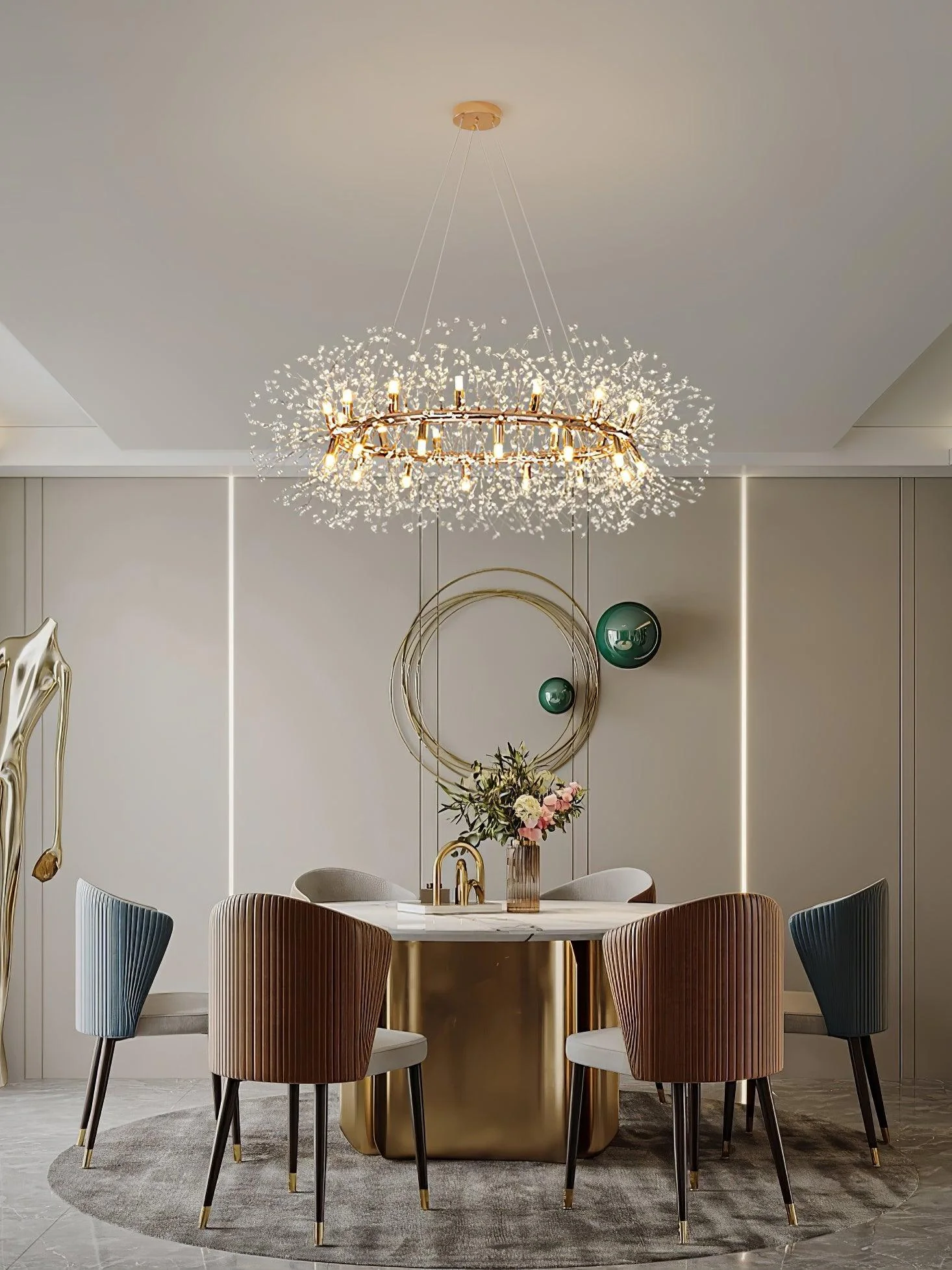 Dandelion Round Chandelier - Image 19