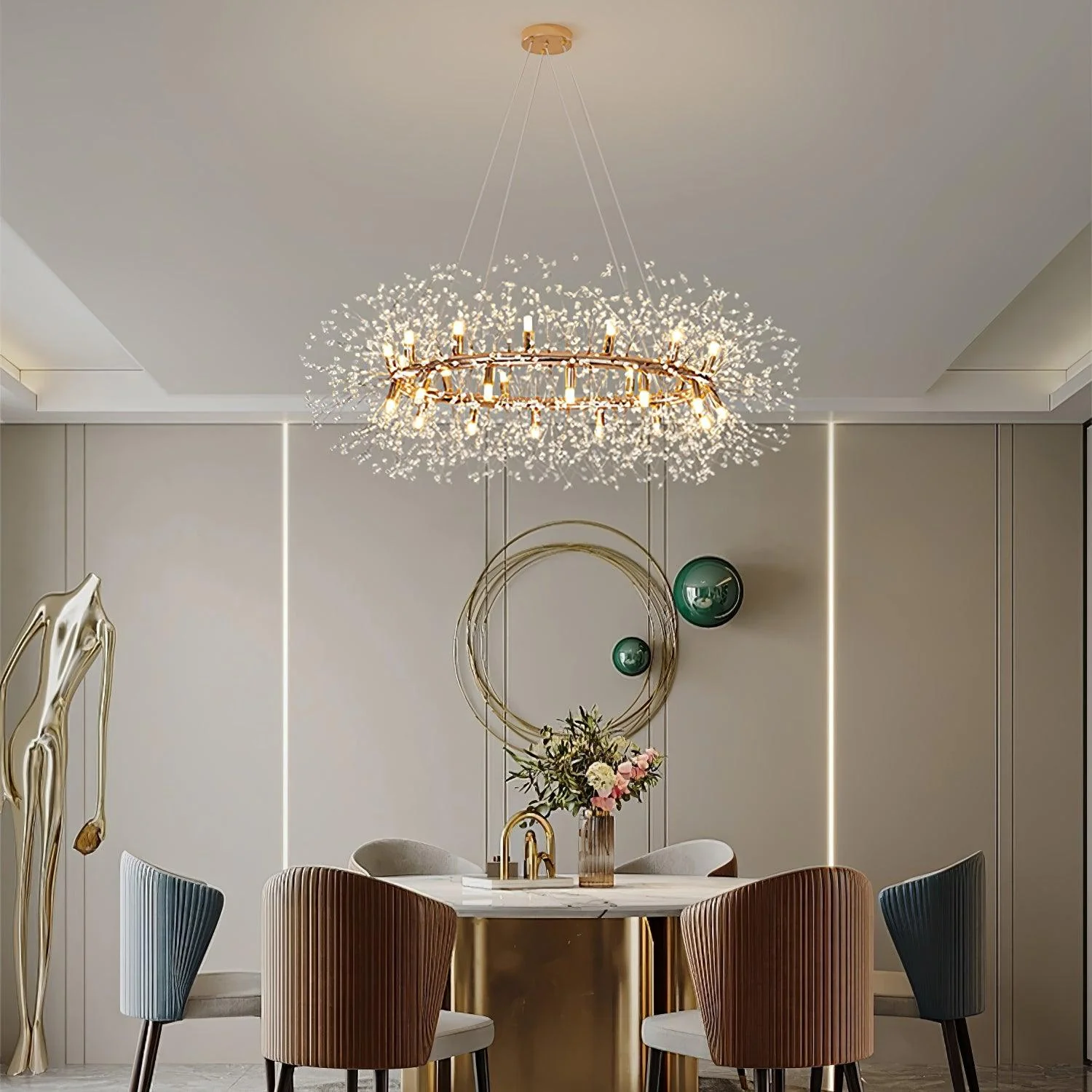 Dandelion Round Chandelier - Image 2