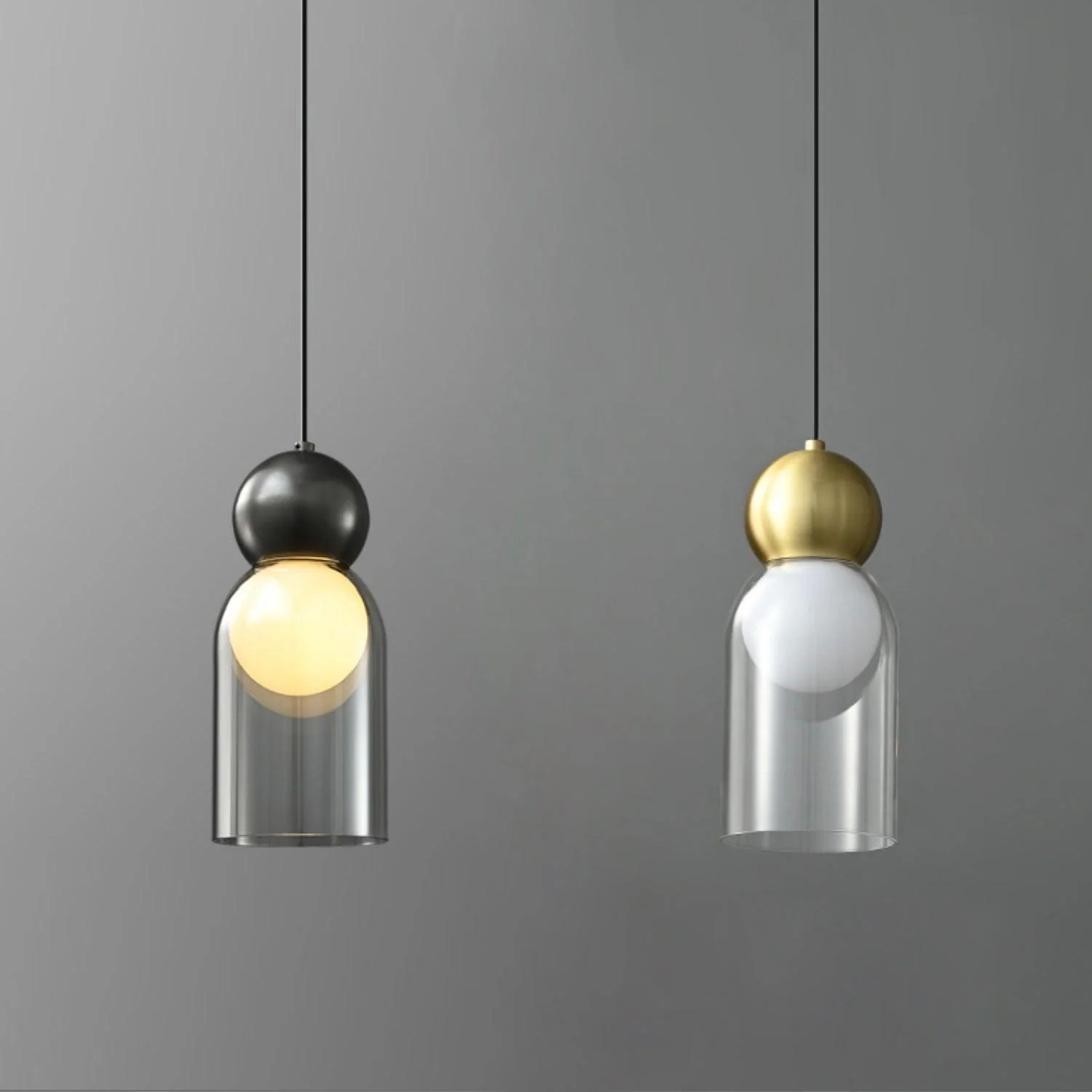 Dani Brass Pendant Lamp - Image 11