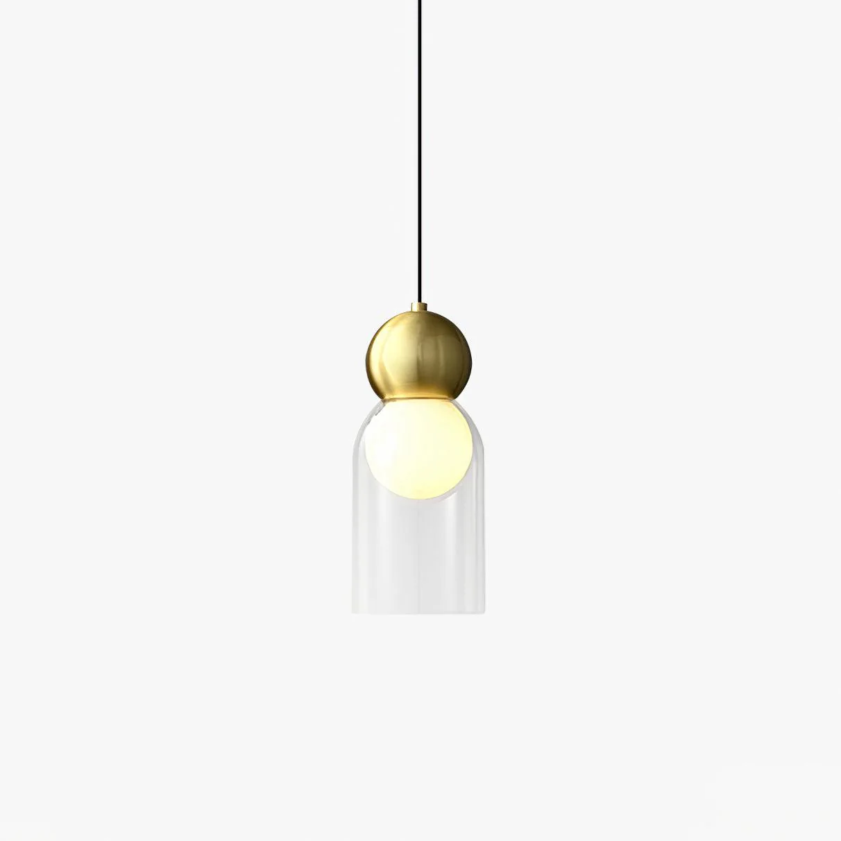 Dani Brass Pendant Lamp - Image 12
