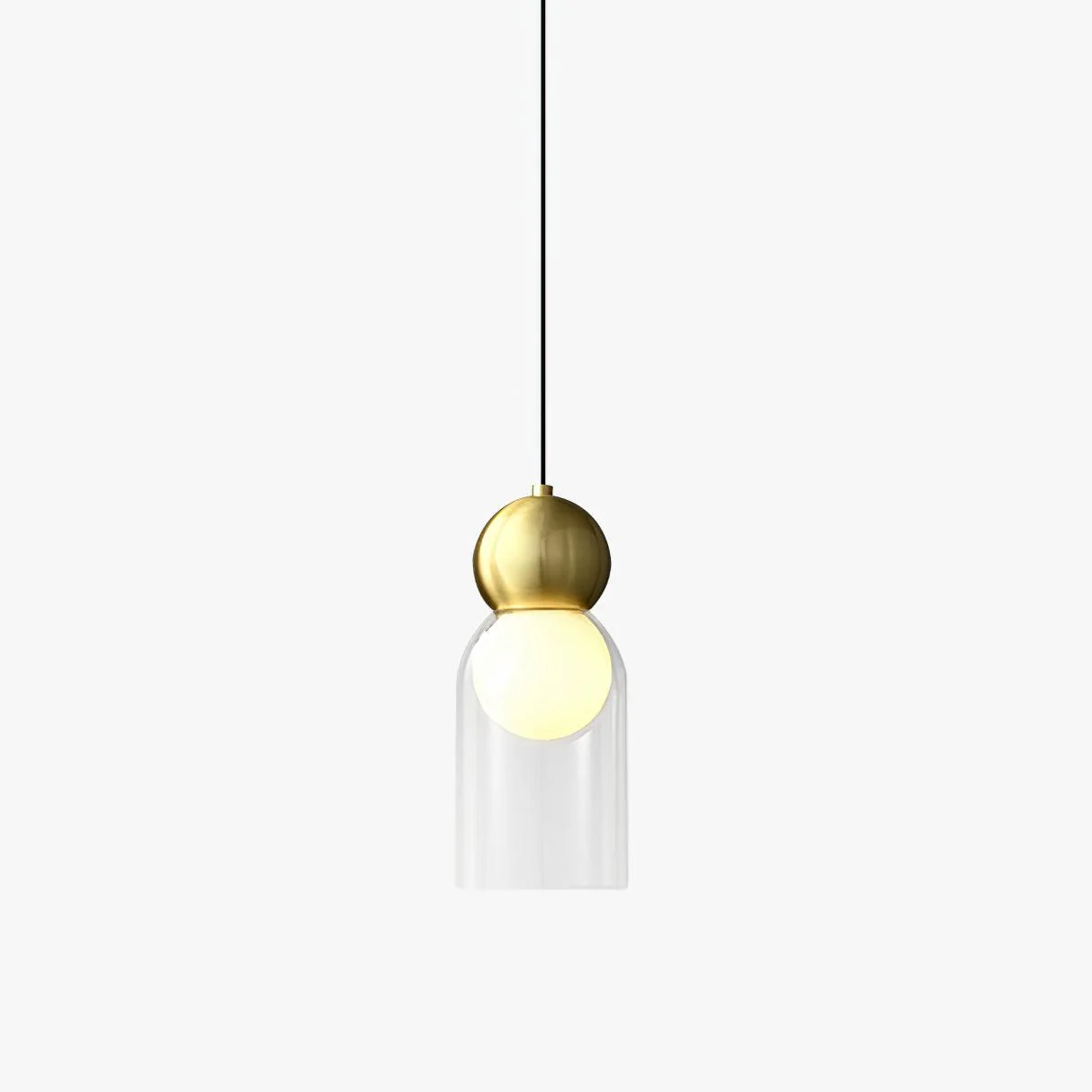 Dani Brass Pendant Lamp - Image 5