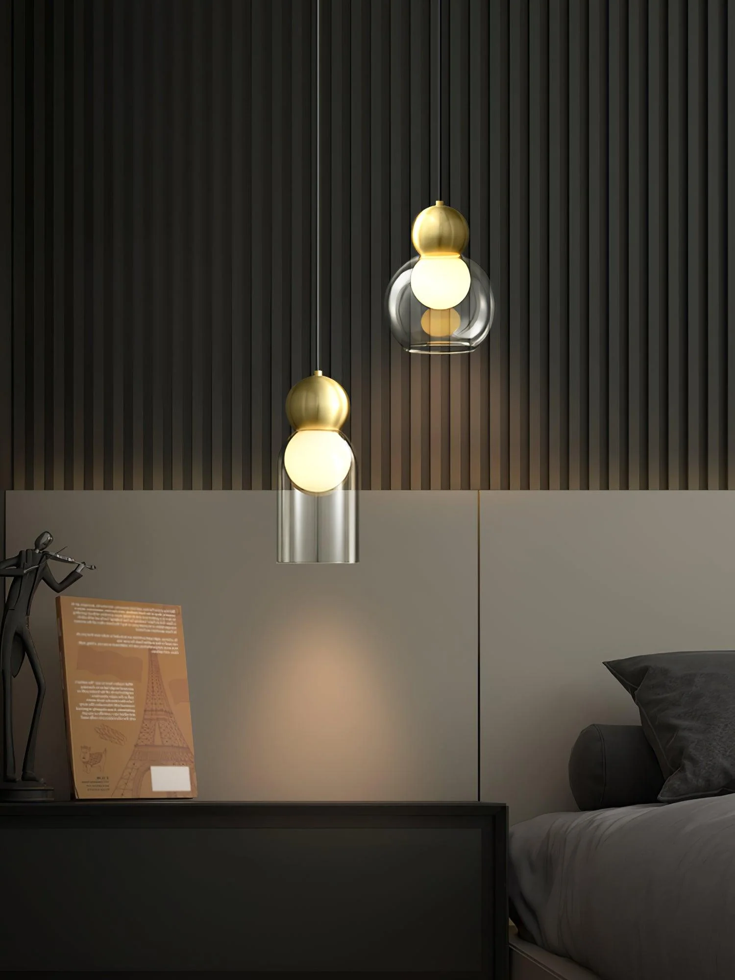 Dani Brass Pendant Lamp - Image 8