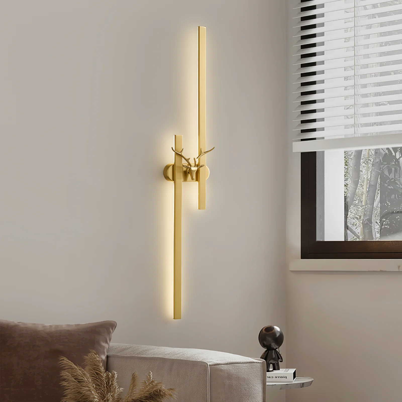 Deer Brass Wall Lamp - Image 3