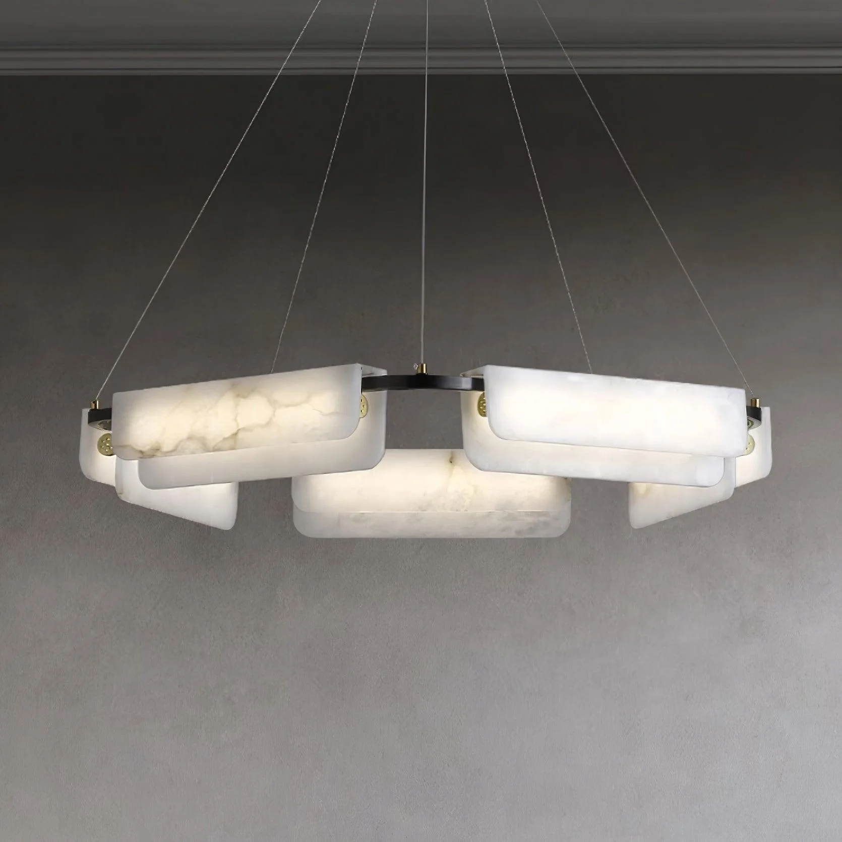 Delia Alabaster Chandelier - Image 10