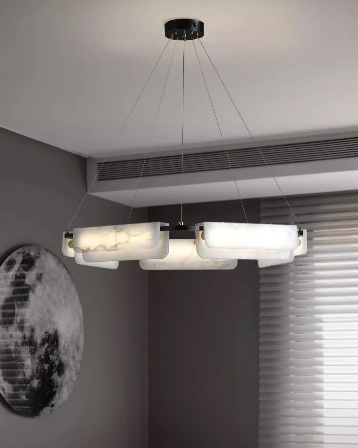 Delia Alabaster Chandelier - Image 8