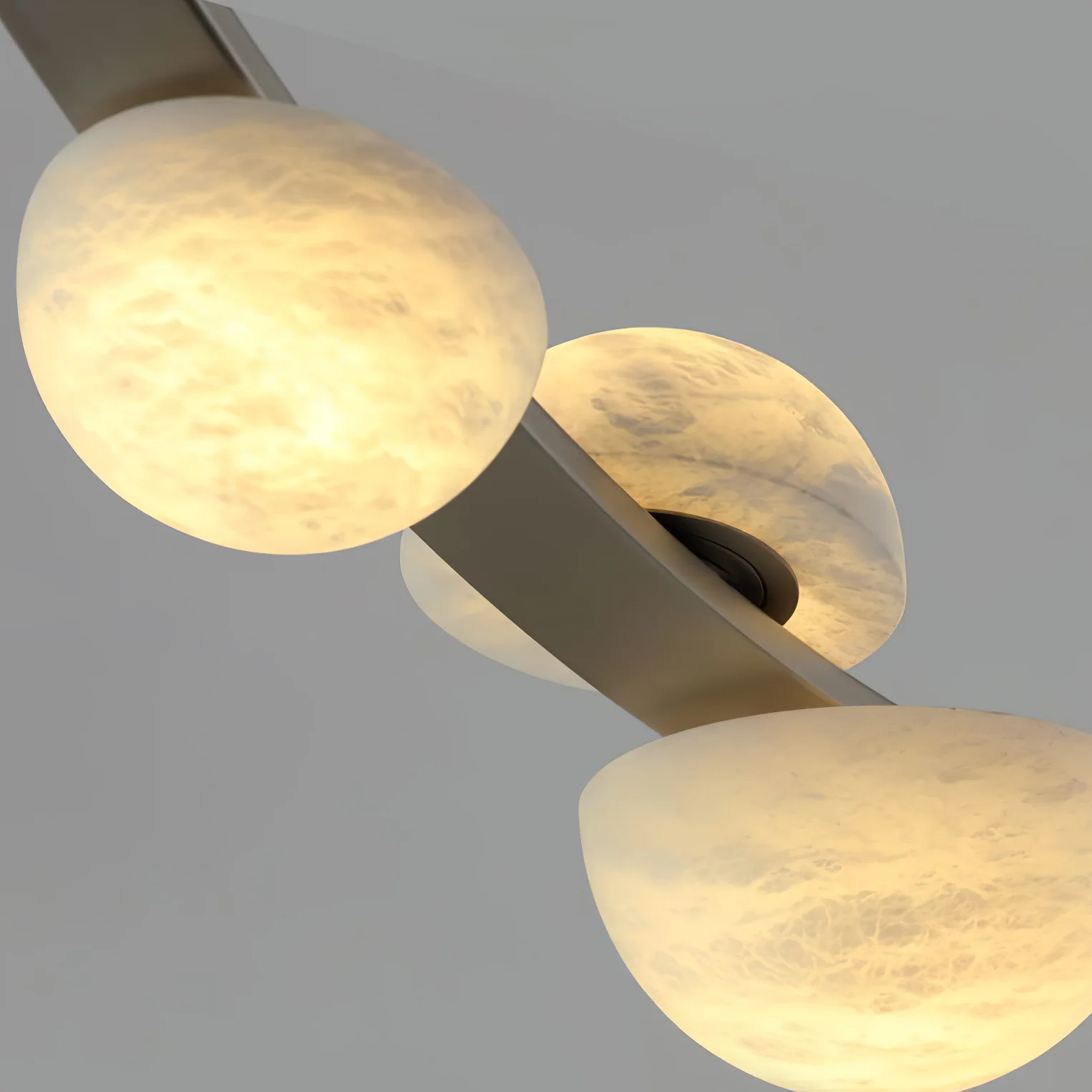 Dew Drops Alabaster Chandelier - Image 21