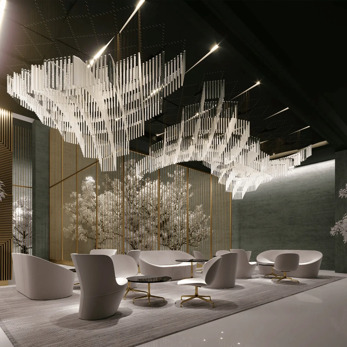 Diamond Cloud Customize Chandelier - Image 2