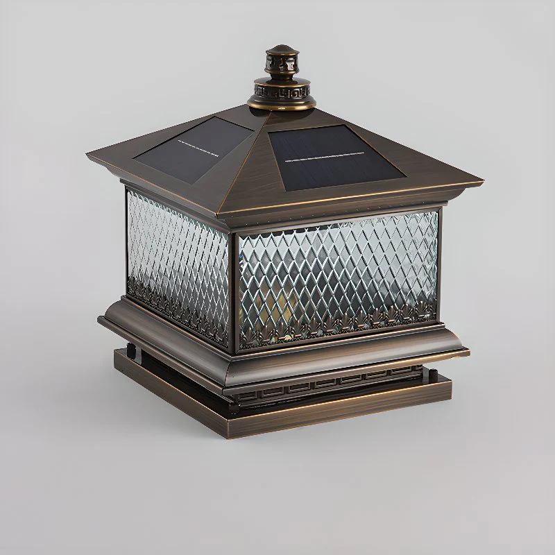Diamond Solar Post Outdoor Light - Image 5