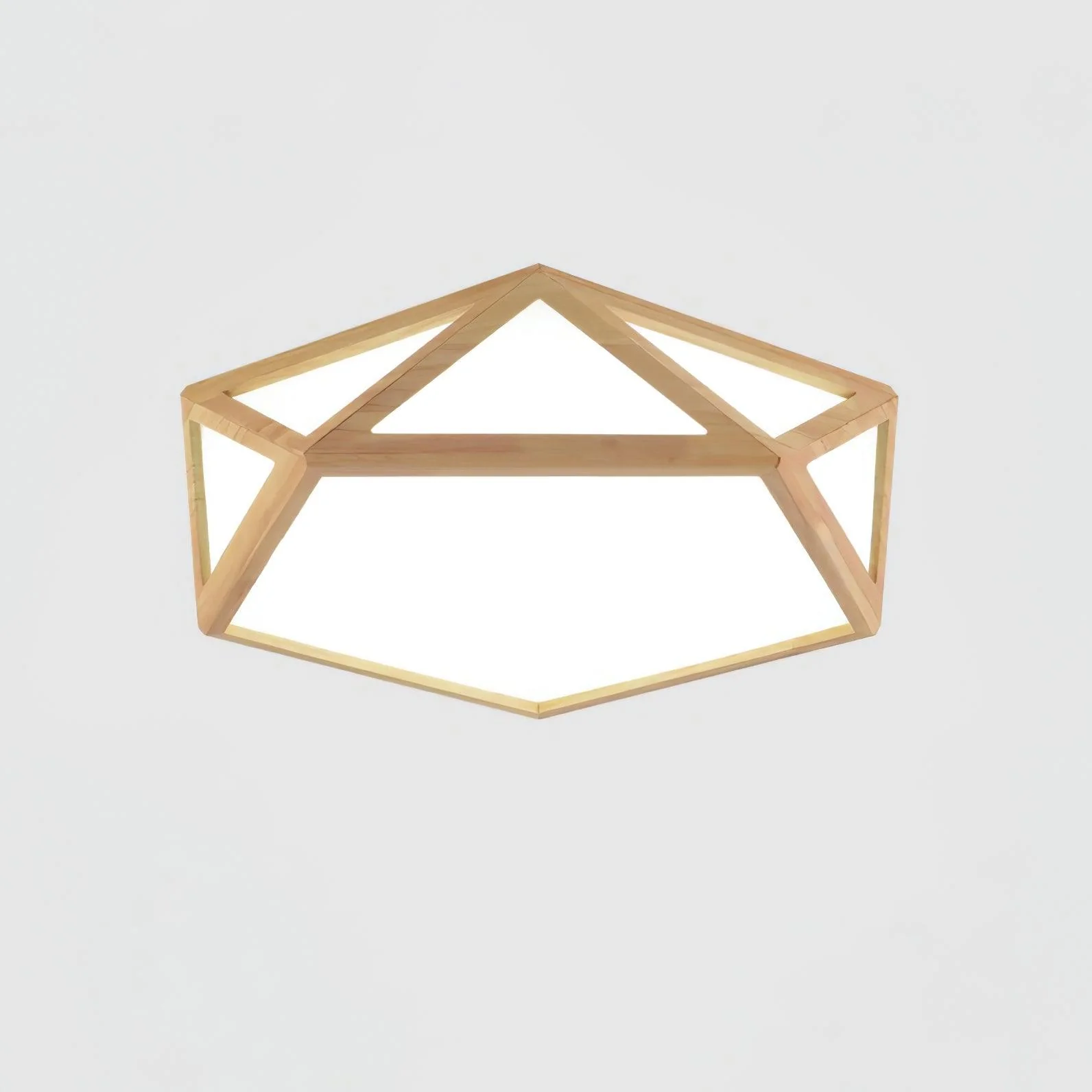 Diamond Wooden Ceiling Lamp - Image 9