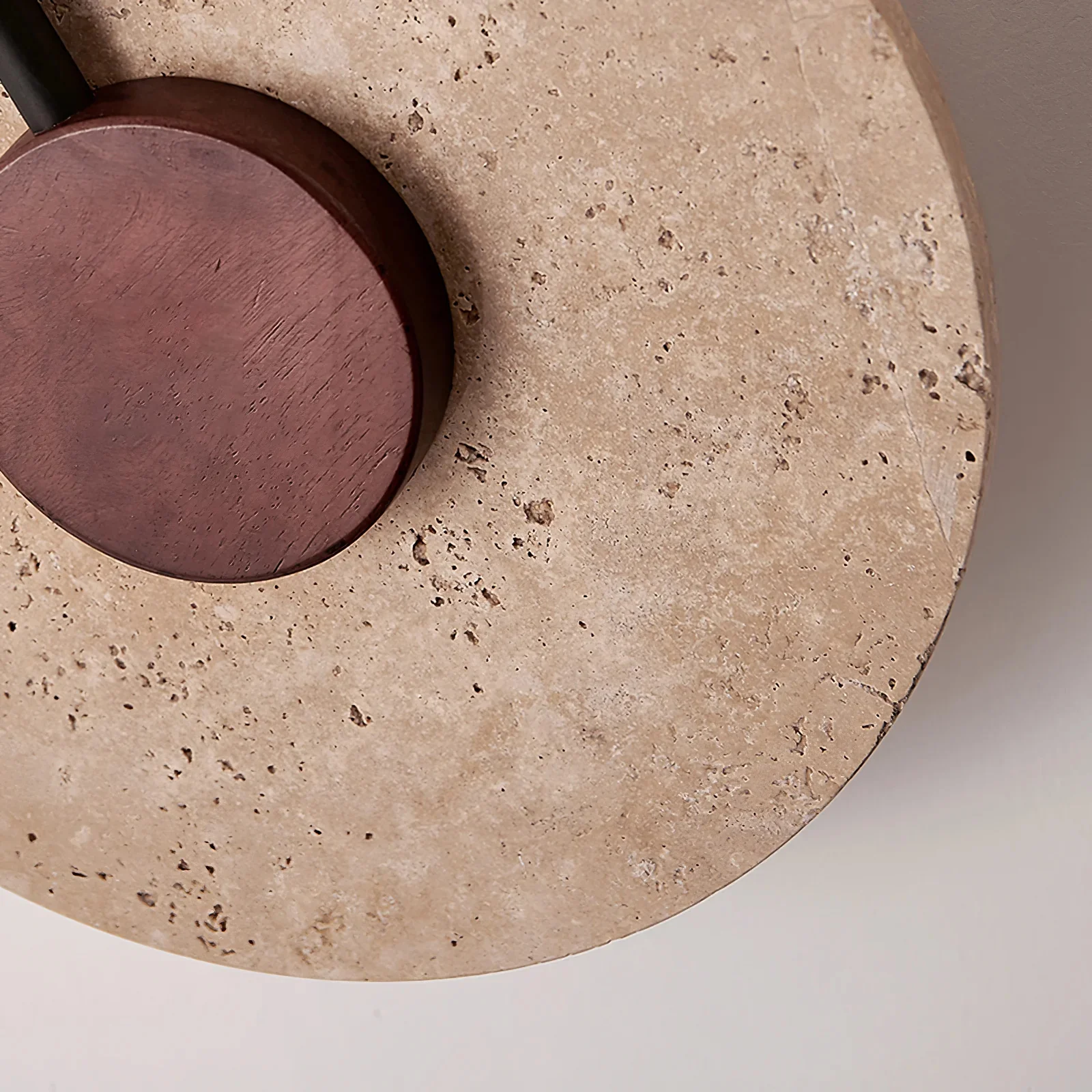 Disc Travertine Wall Lamp - Image 14