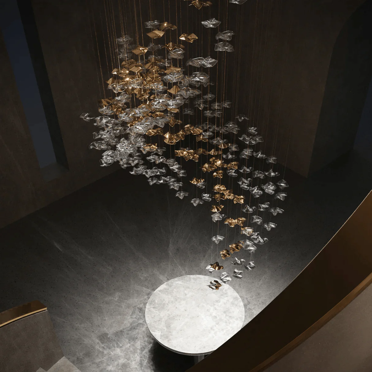 Tidal Art Glass Chandelier - Image 101