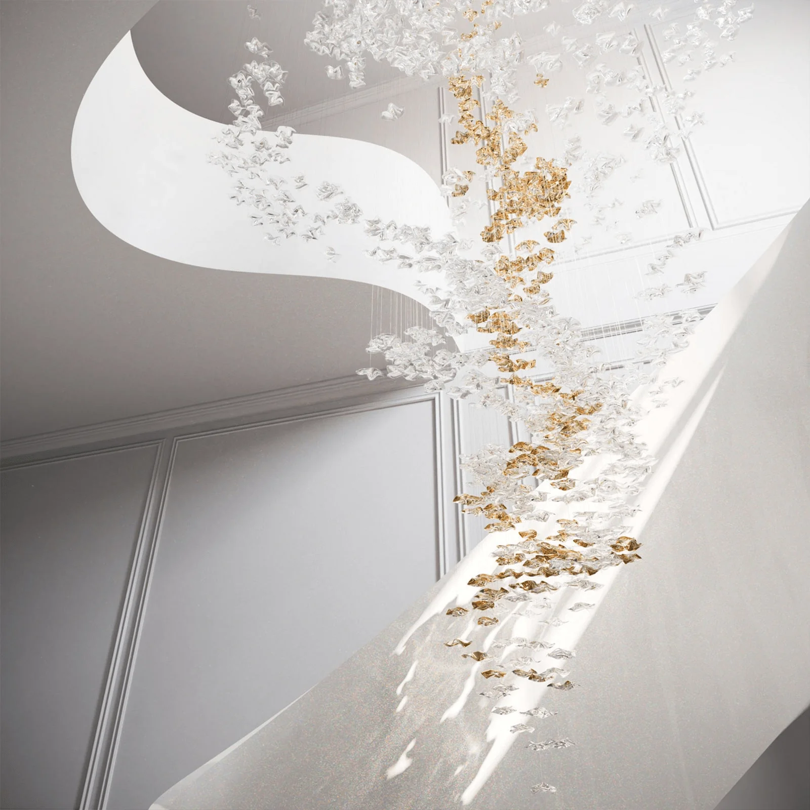 Tidal Art Glass Chandelier - Image 105