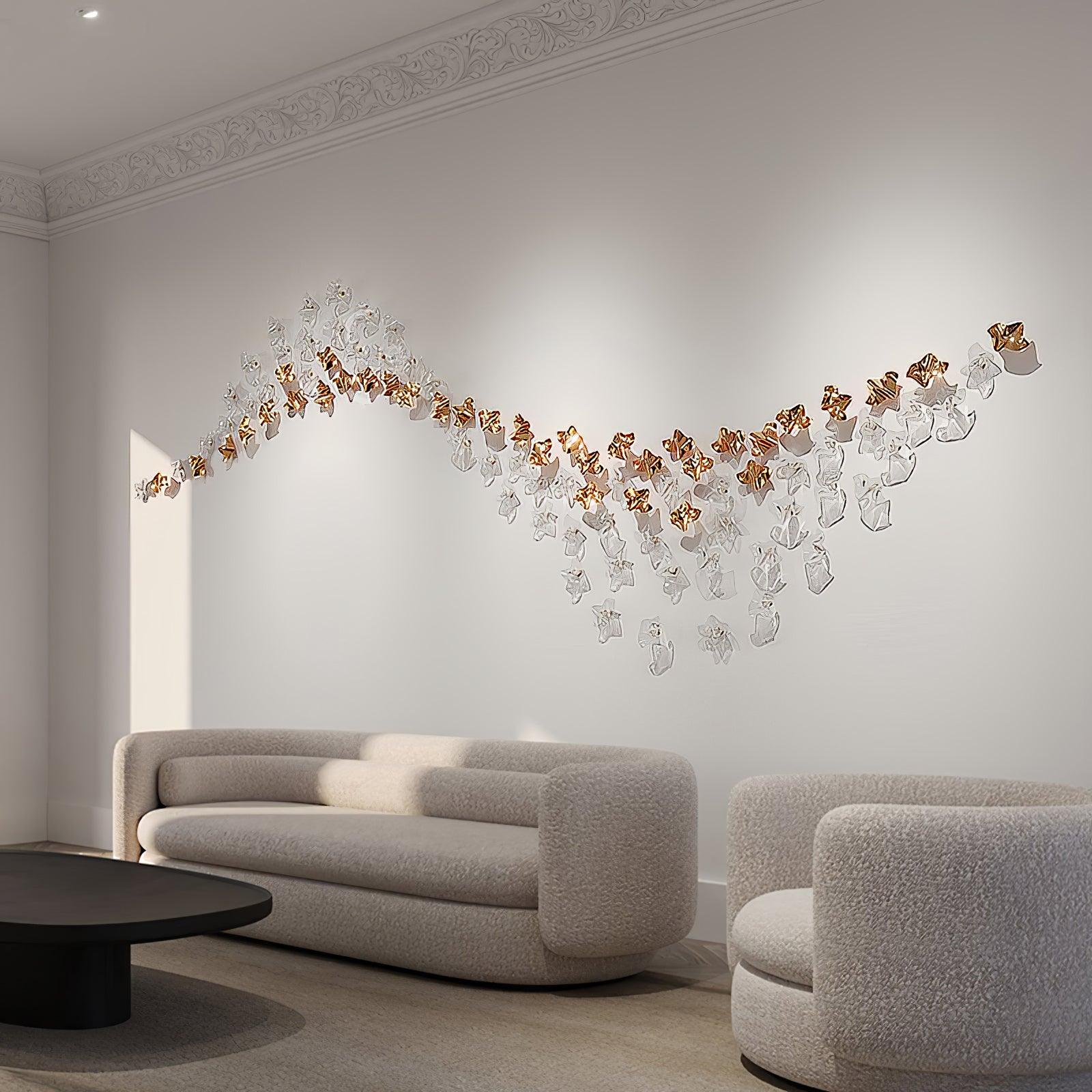 Tidal Art Glass Chandelier - Image 2