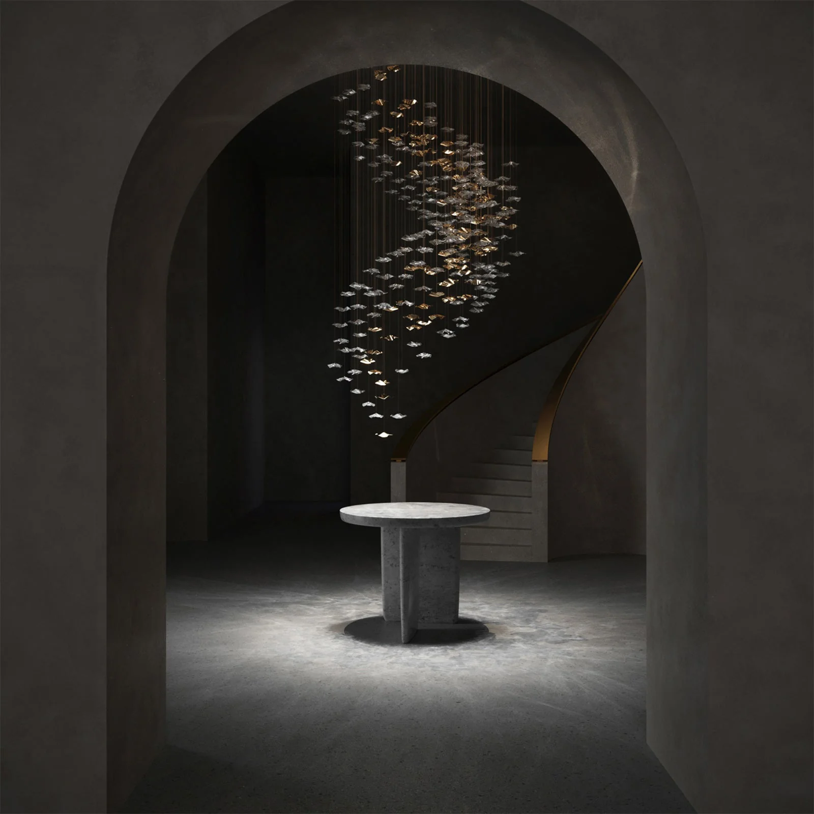 Tidal Art Glass Chandelier - Image 31