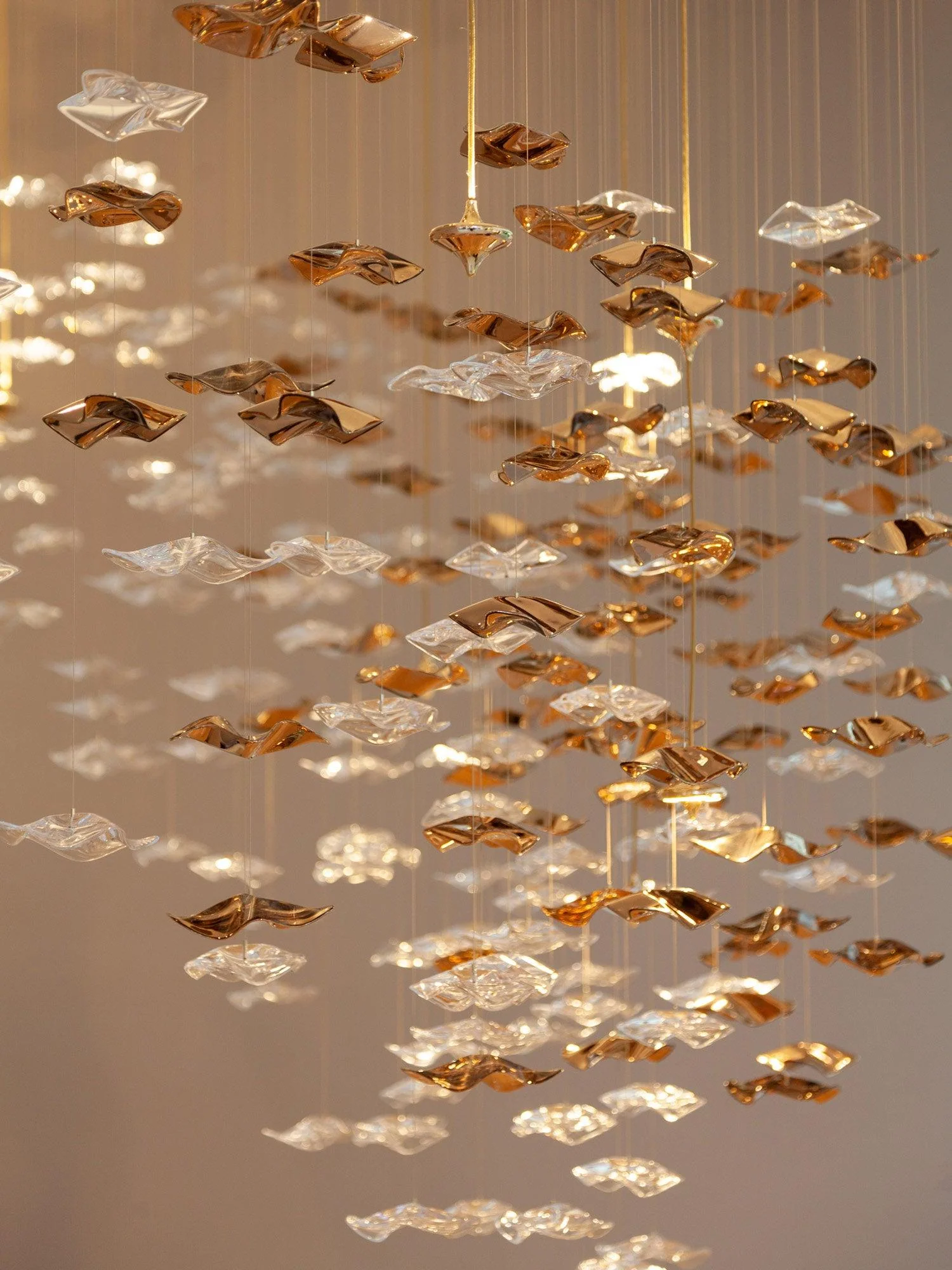 Tidal Art Glass Chandelier - Image 36