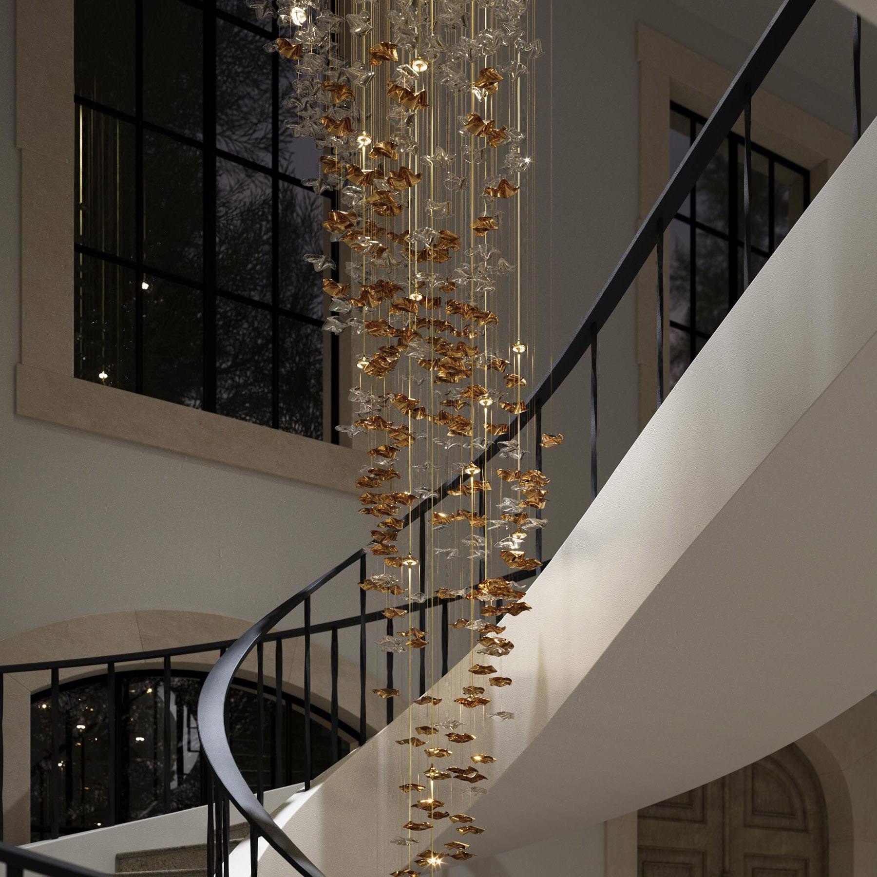 Tidal Art Glass Chandelier - Image 41