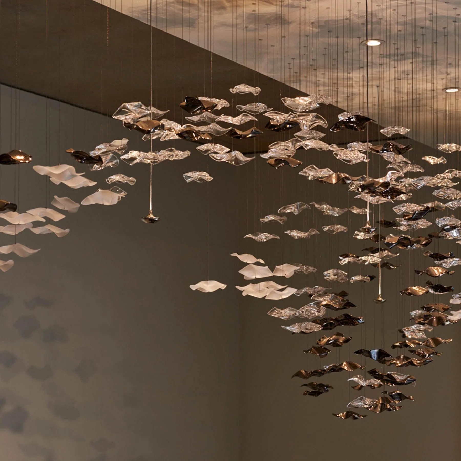 Tidal Art Glass Chandelier - Image 44