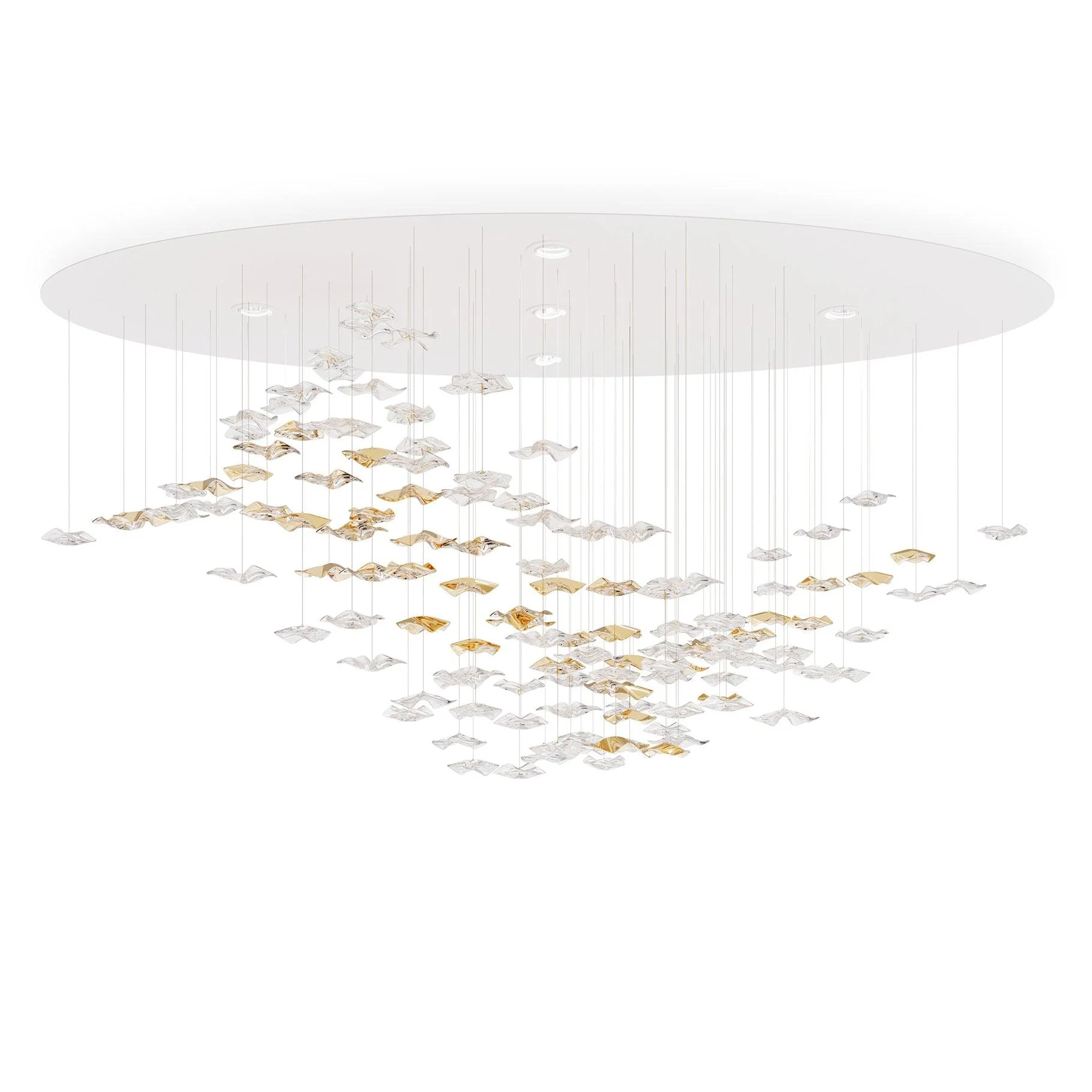 Tidal Art Glass Chandelier - Image 46