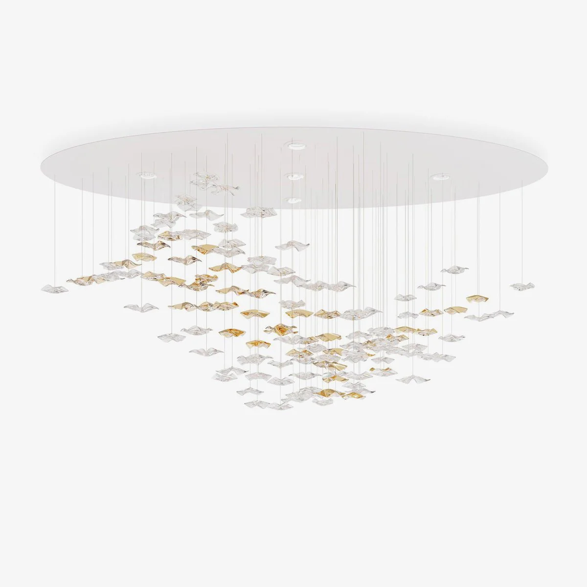Tidal Art Glass Chandelier - Image 47