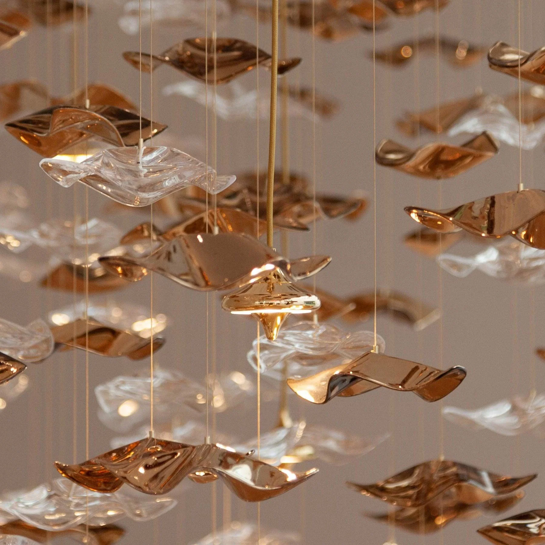 Tidal Art Glass Chandelier - Image 68