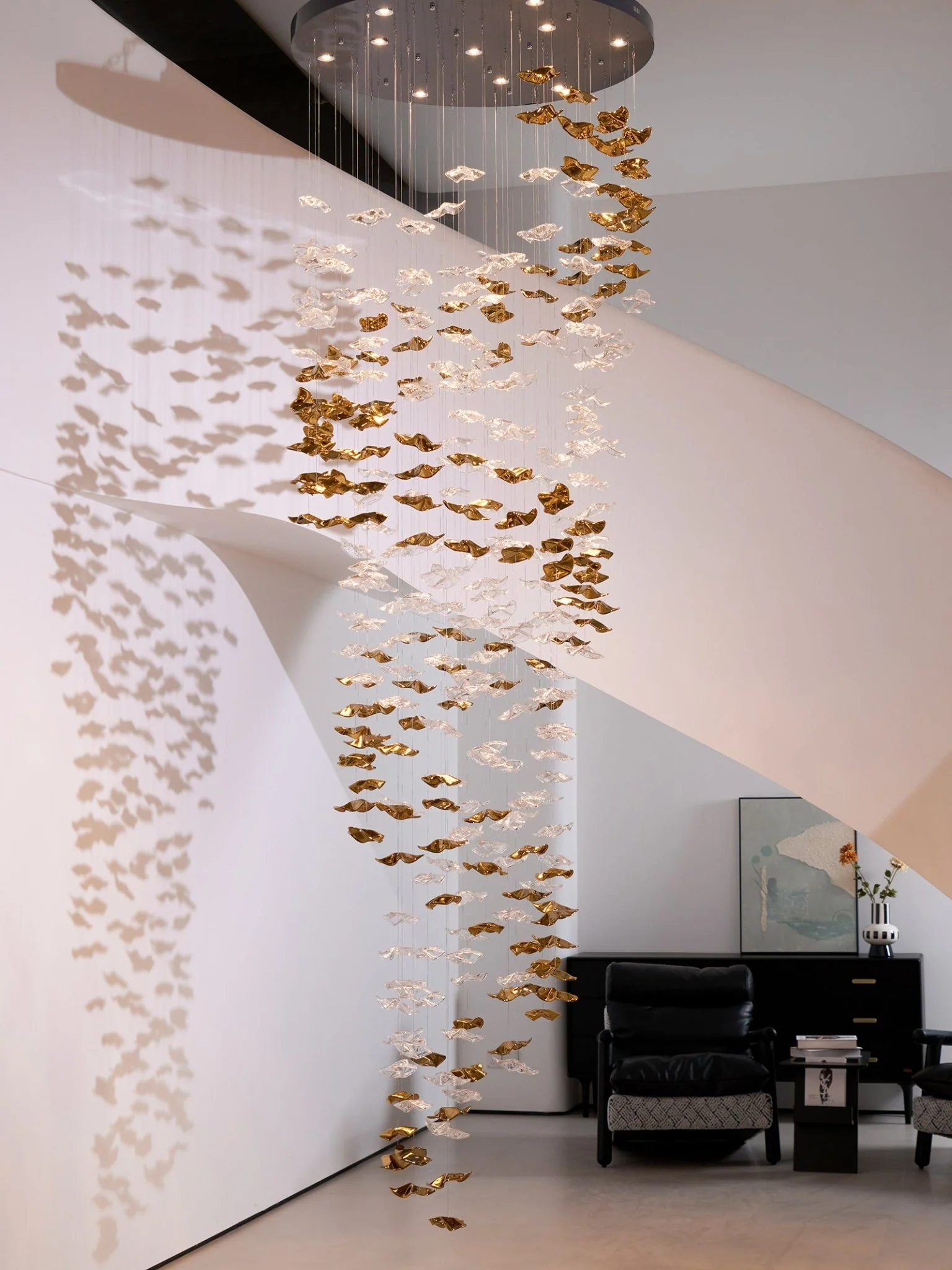 Tidal Art Glass Chandelier - Image 83