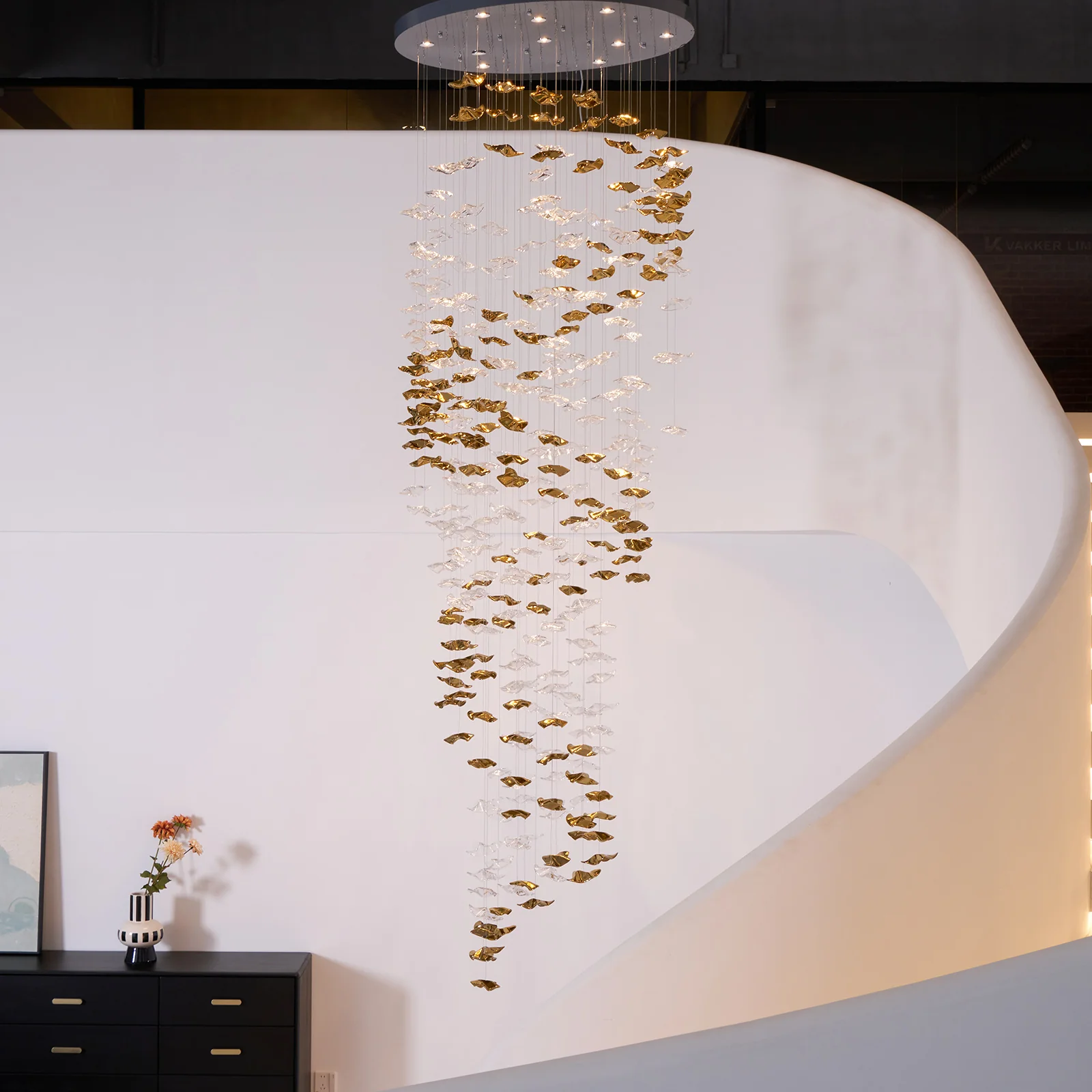 Tidal Art Glass Chandelier - Image 92