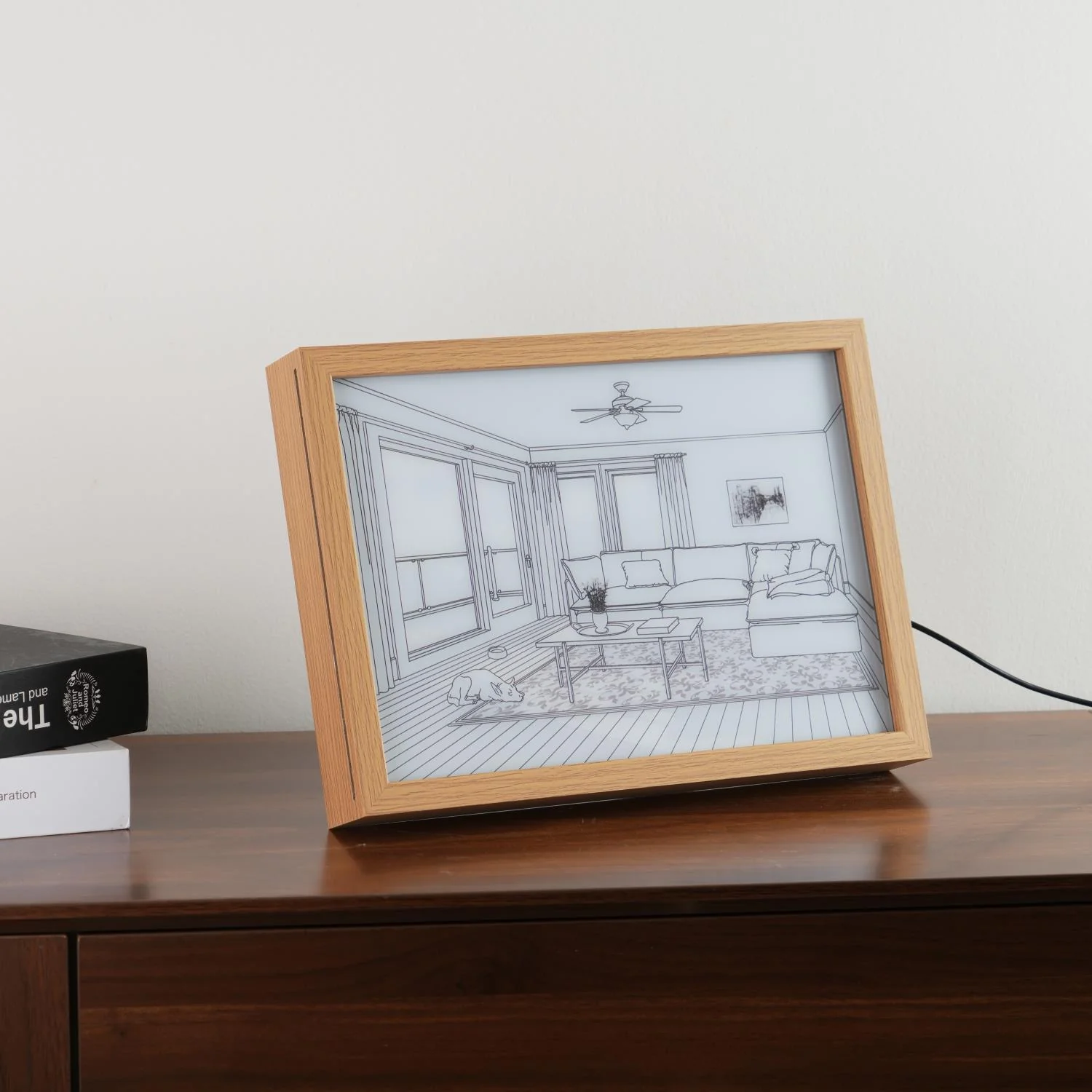 Dog Sunbathing Mural Art Lamp - Image 43