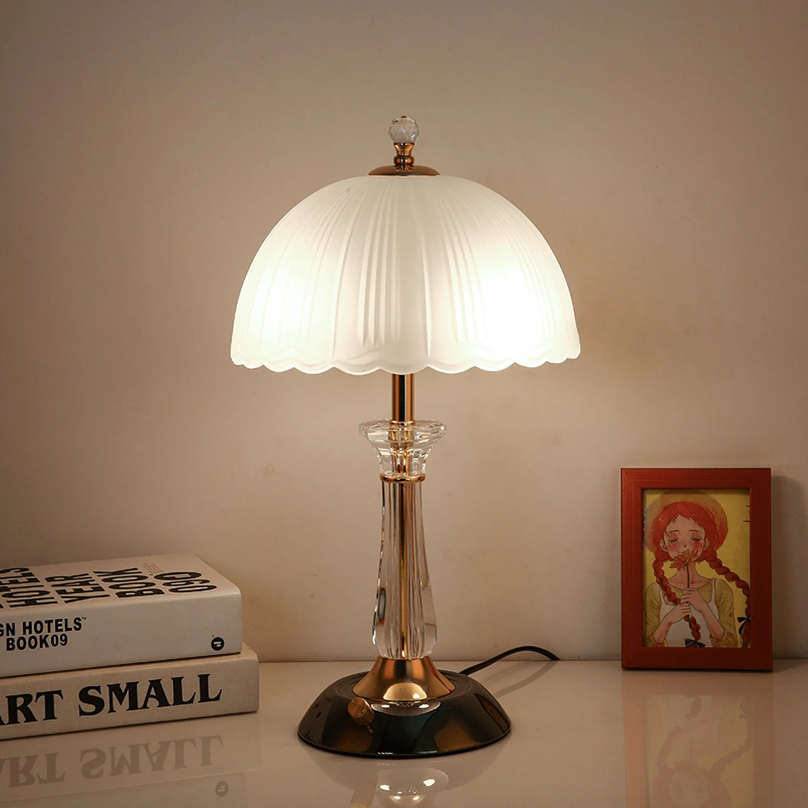 Domed Glass Table Light - Image 5