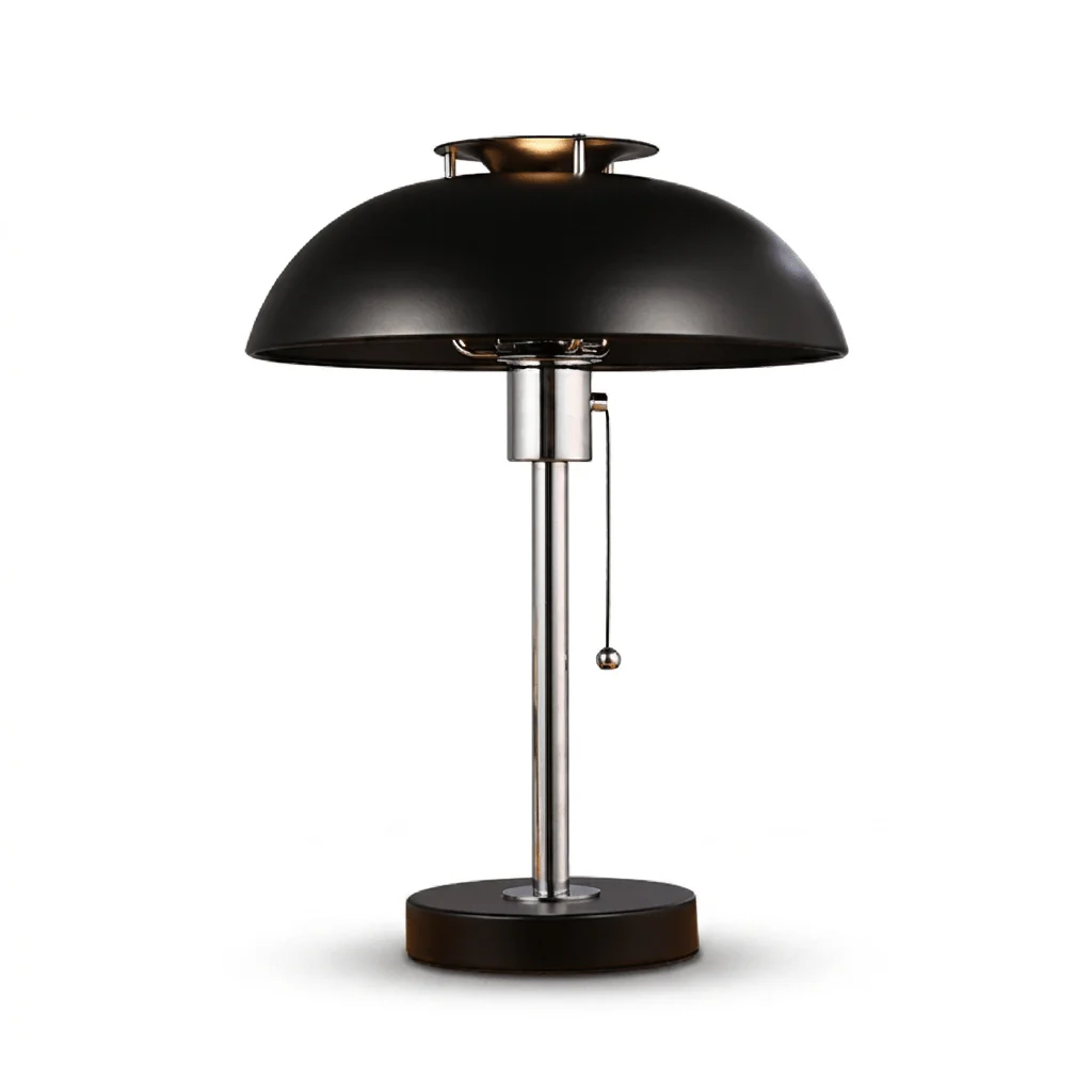 Domo Chrome Mushroom Table Lamp - Image 4
