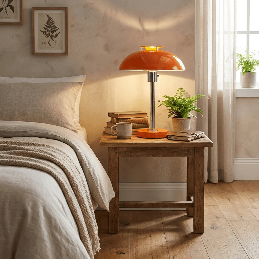 Domo Chrome Mushroom Table Lamp - Image 7