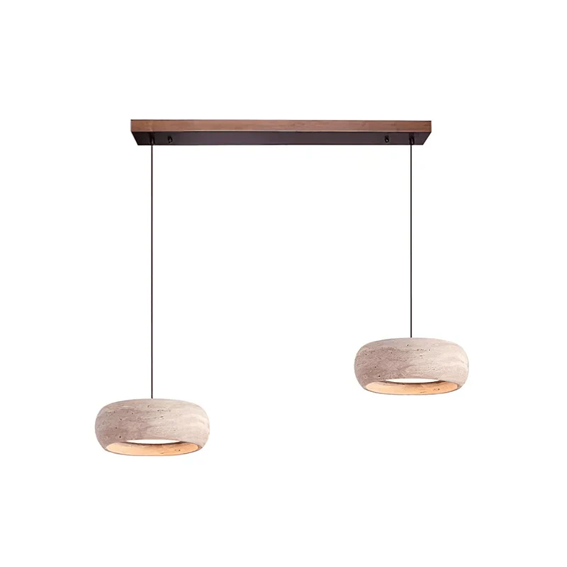 Donut Travertine Pendant Lamp - Image 8
