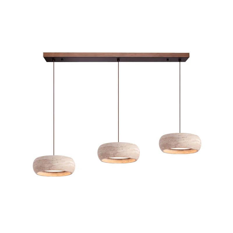 Donut Travertine Pendant Lamp - Image 9
