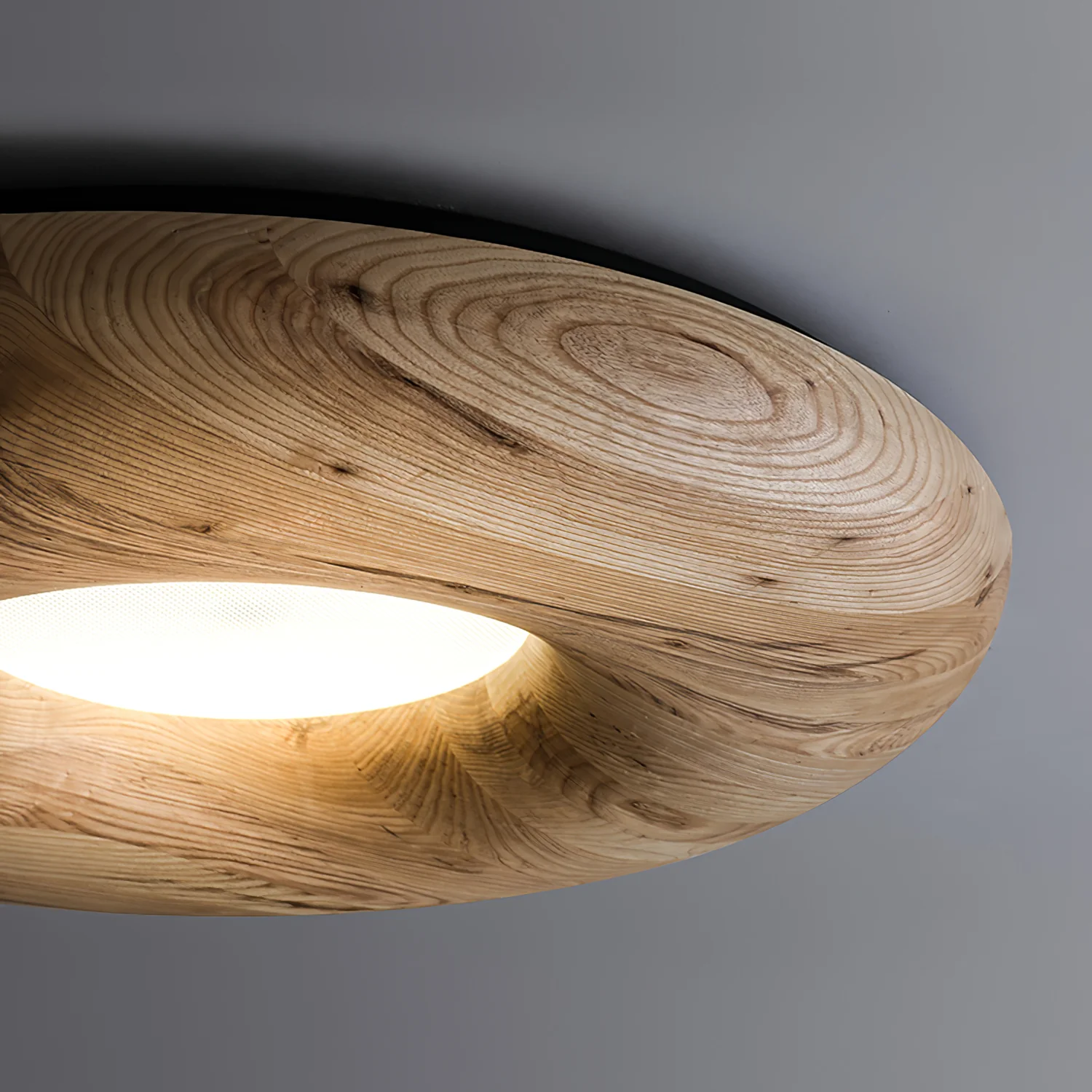 Donut Wood Ceiling Light - Image 9