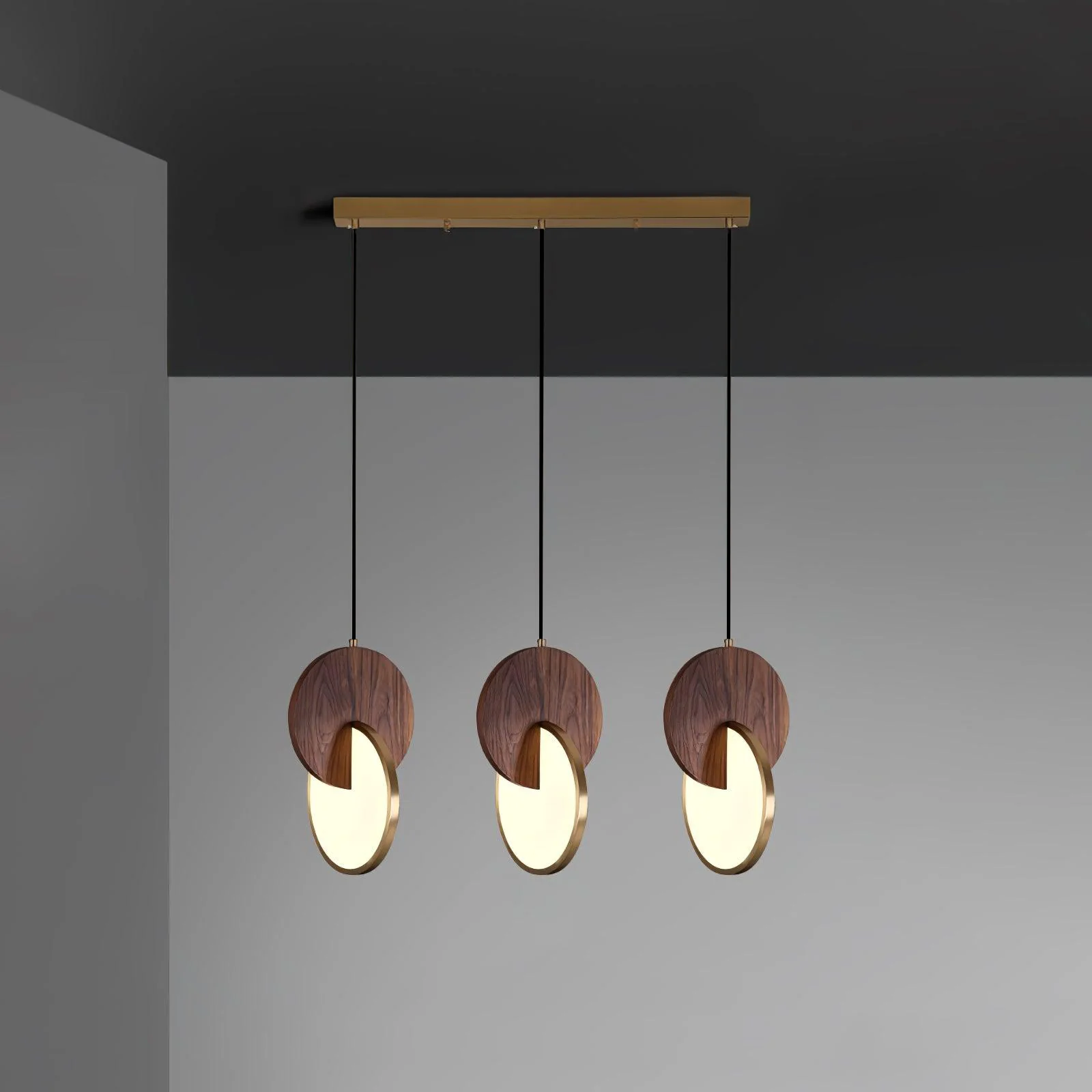 Double Disk Pendant Lamp - Image 11