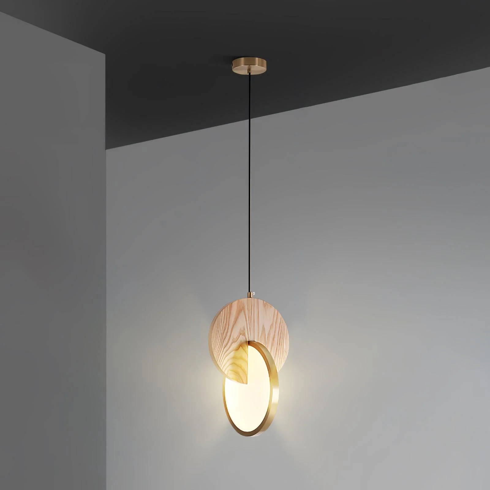 Double Disk Pendant Lamp - Image 12