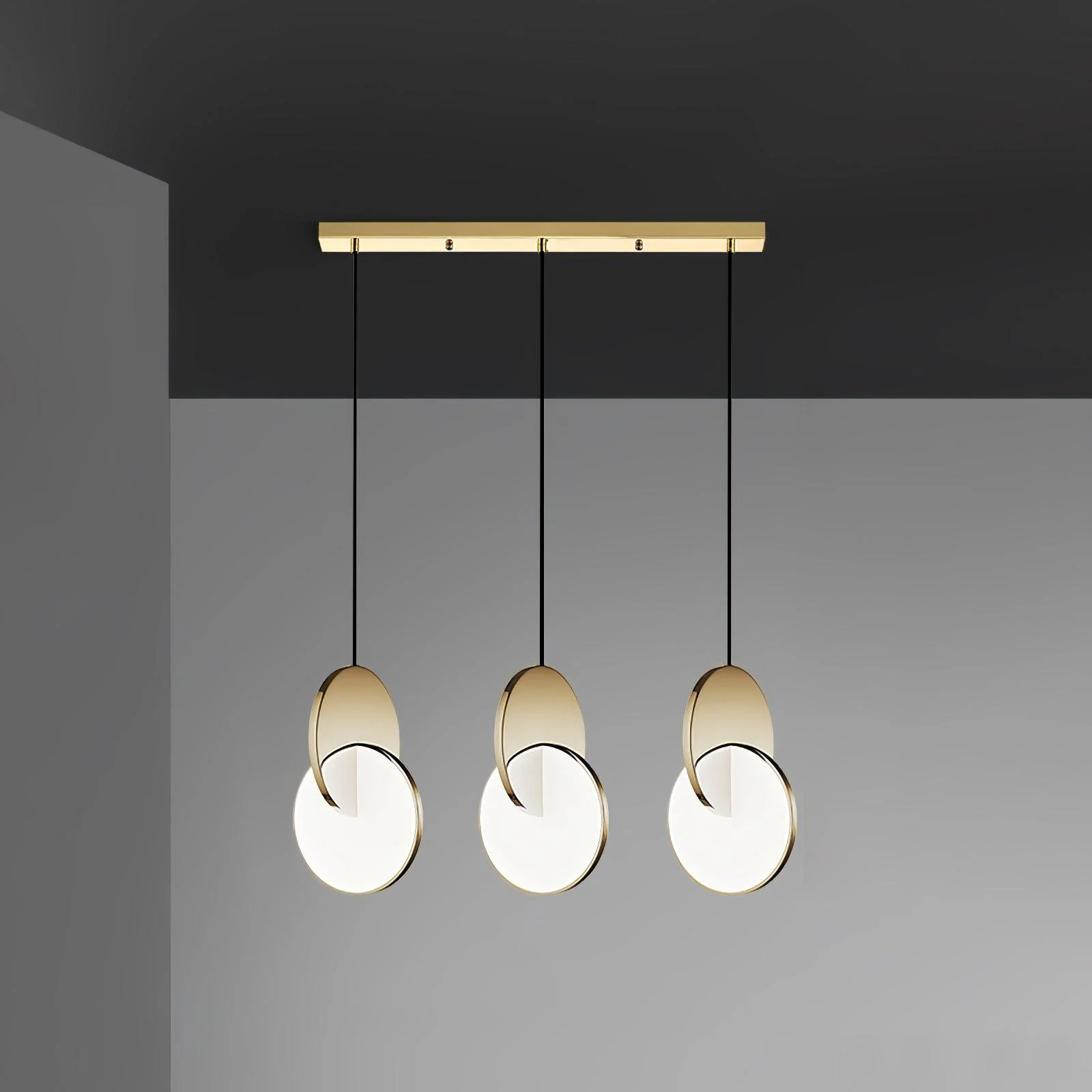 Double Disk Pendant Lamp - Image 17