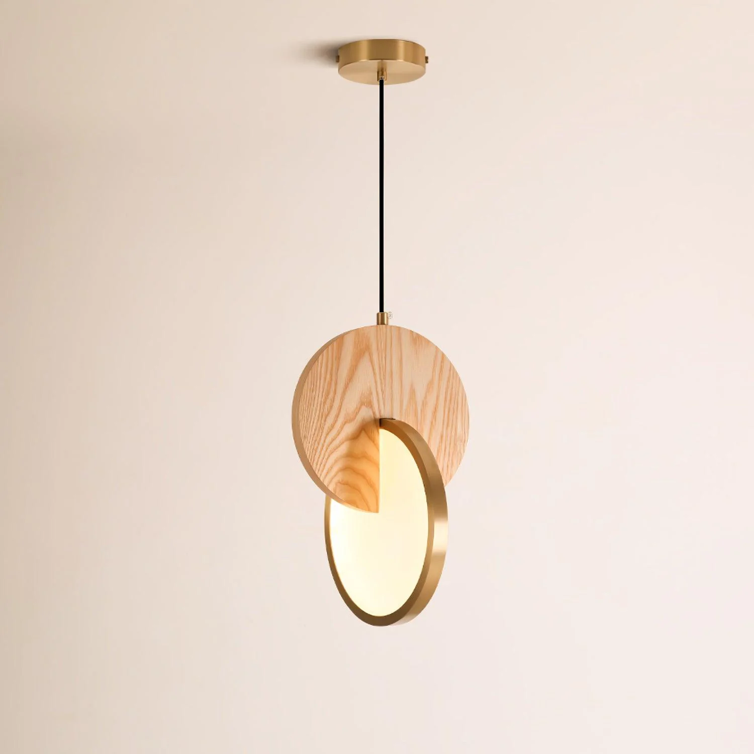 Double Disk Pendant Lamp - Image 5