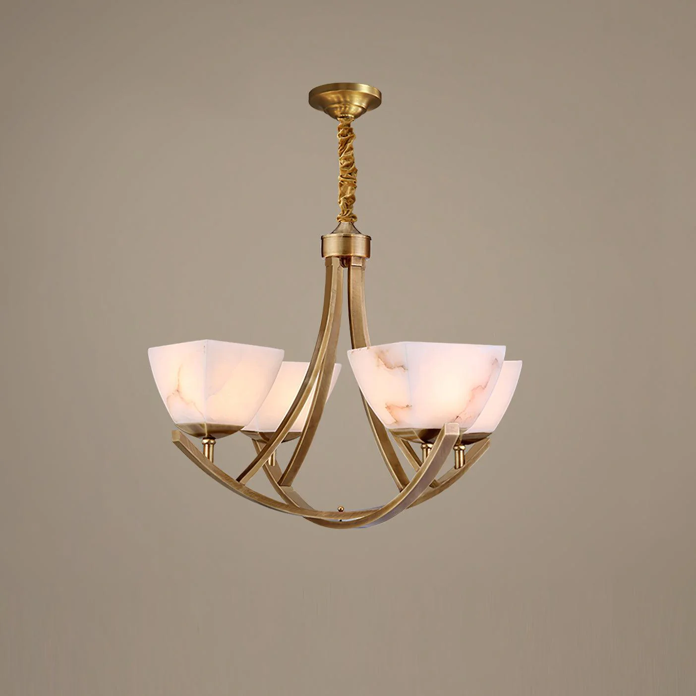 Dover Brass Chandelier - Image 20